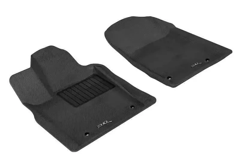 3D MAXpider 2013-2020 Dodge/Jeep Grand Cherokee/Durango Kagu 1st Row Floormat – Black