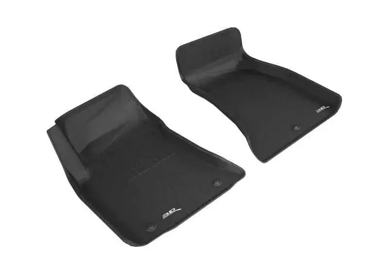 3D MAXpider 2015-2020 Dodge Challenger Rwd Kagu 1st Row Floormat – Black