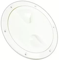 4" Access/Deck Plate White