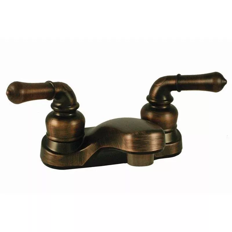 4" Lavatory Faucet w/Lever Handles Oil-Rub Bronze