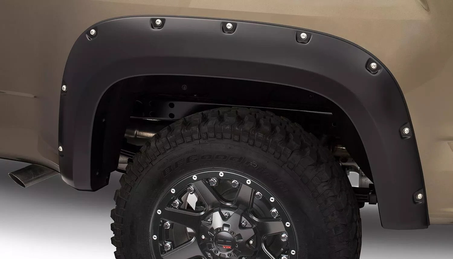40142-02 - Fender Flares Pocket Style 2Pc Rear - 2015-2020 GMC Canyon