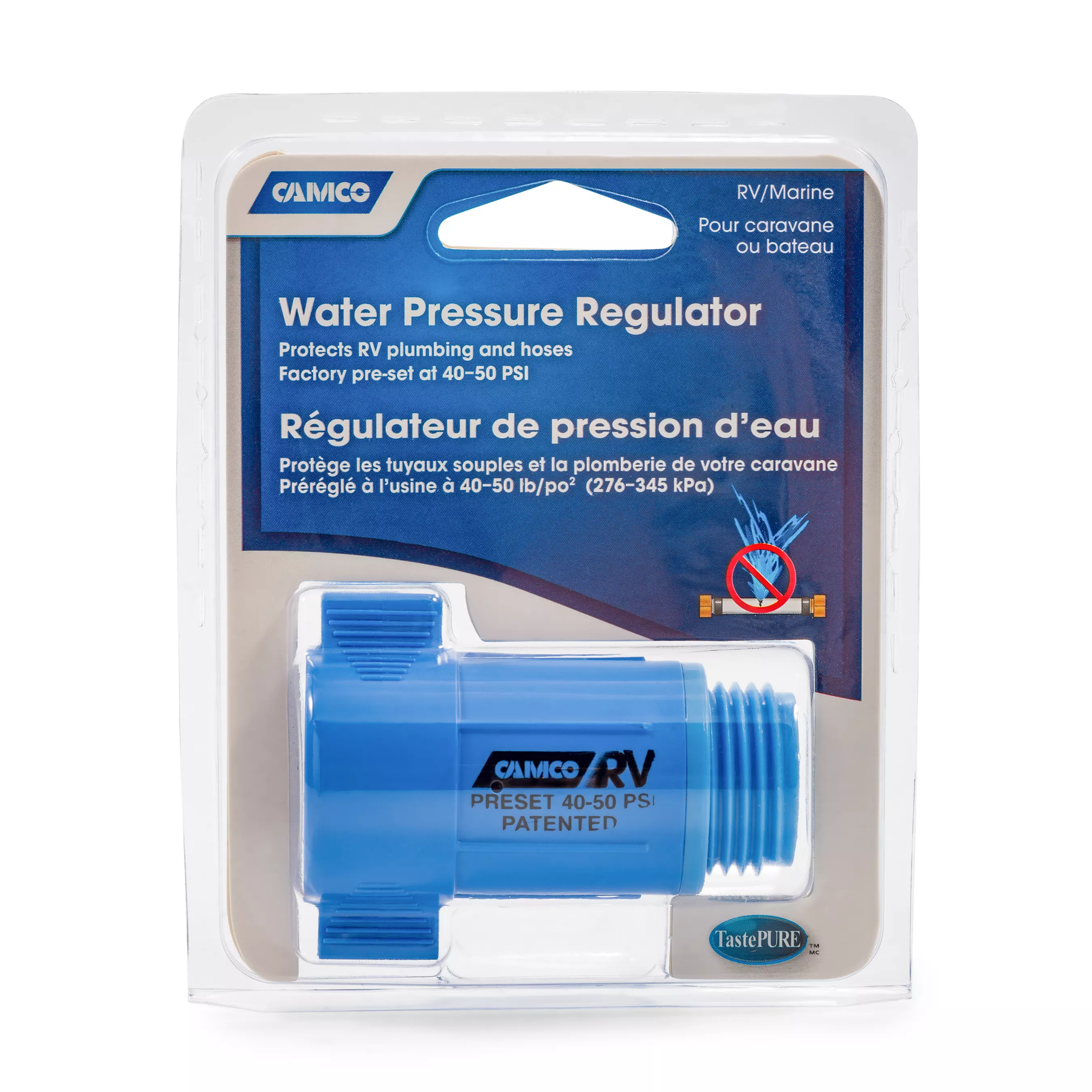 40143 - Water Pressure Regulator Plastic (Eng/Fr) LLC