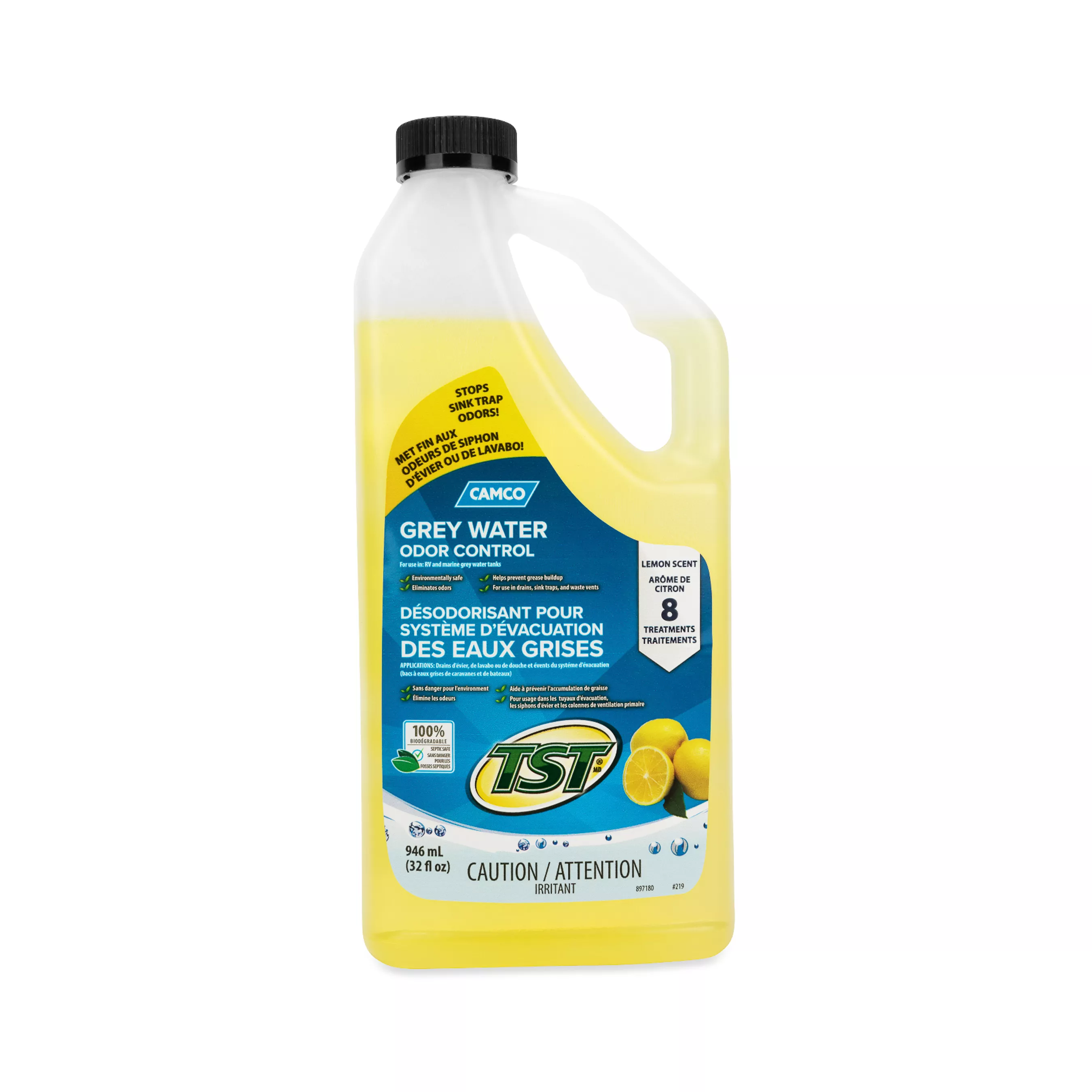 40250 - Grey Water Odor Control, Lemon Scent, 32 oz (E/F)