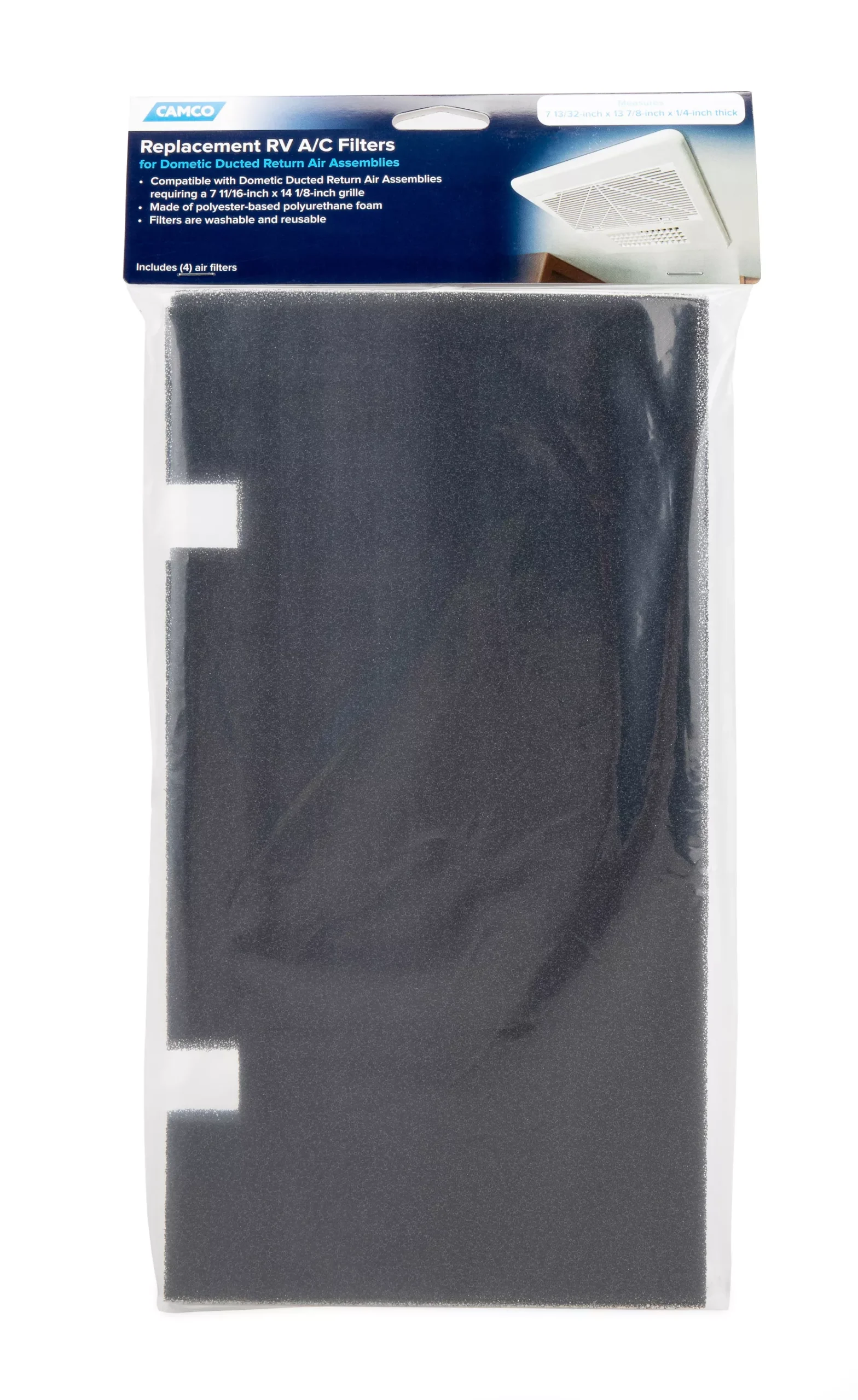 40408 - RV AC Air Filter Replacements, Dometic, 4-Pack