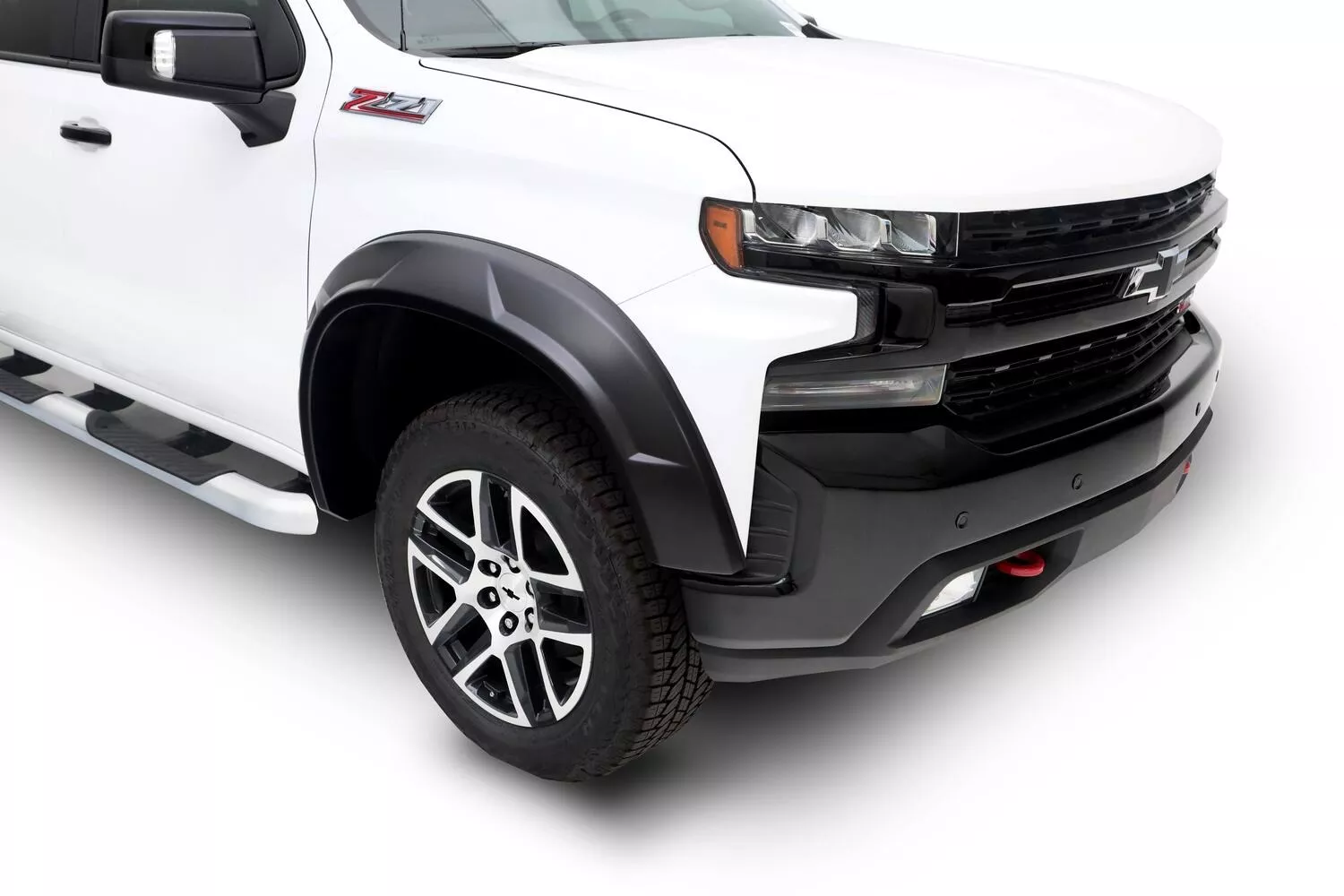 40989-02 - DRT STYLE FENDER FLARE - 4PC - 2020-2026 Chevrolet Silverado 2500 HD, 2020-2026 Chevrolet Silverado 3500 HD