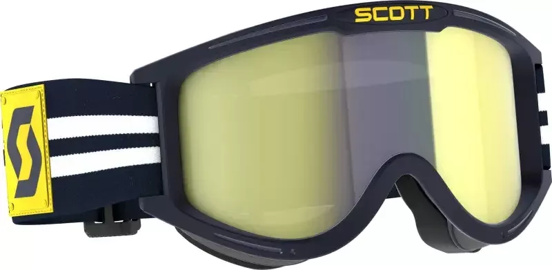 411703-1006179 Scott 89X Era Goggle Blue/White Yellow Chrome