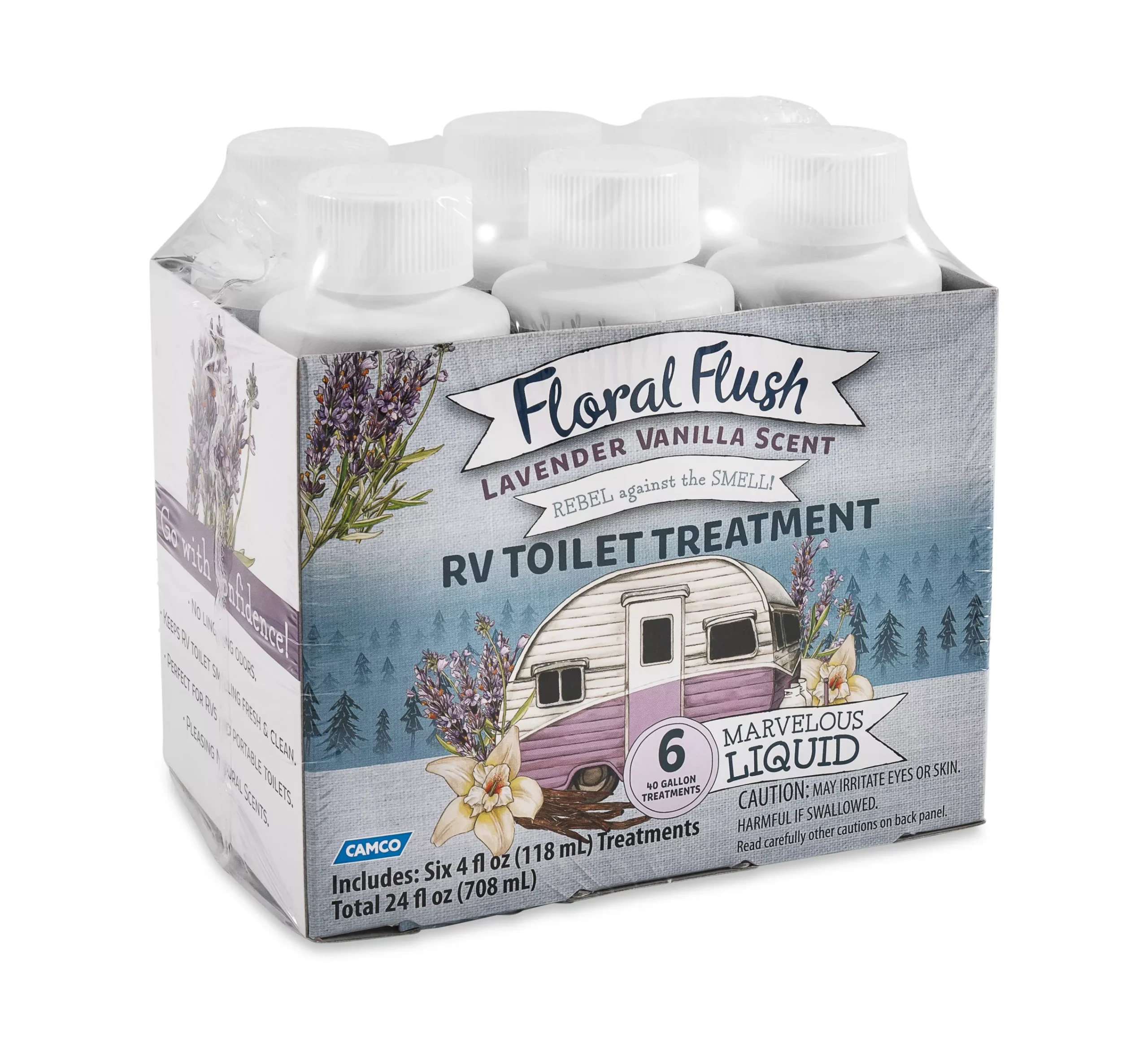 41480 - Floral Flush, Lavender Vanilla, Singles, 6-4oz Bottles