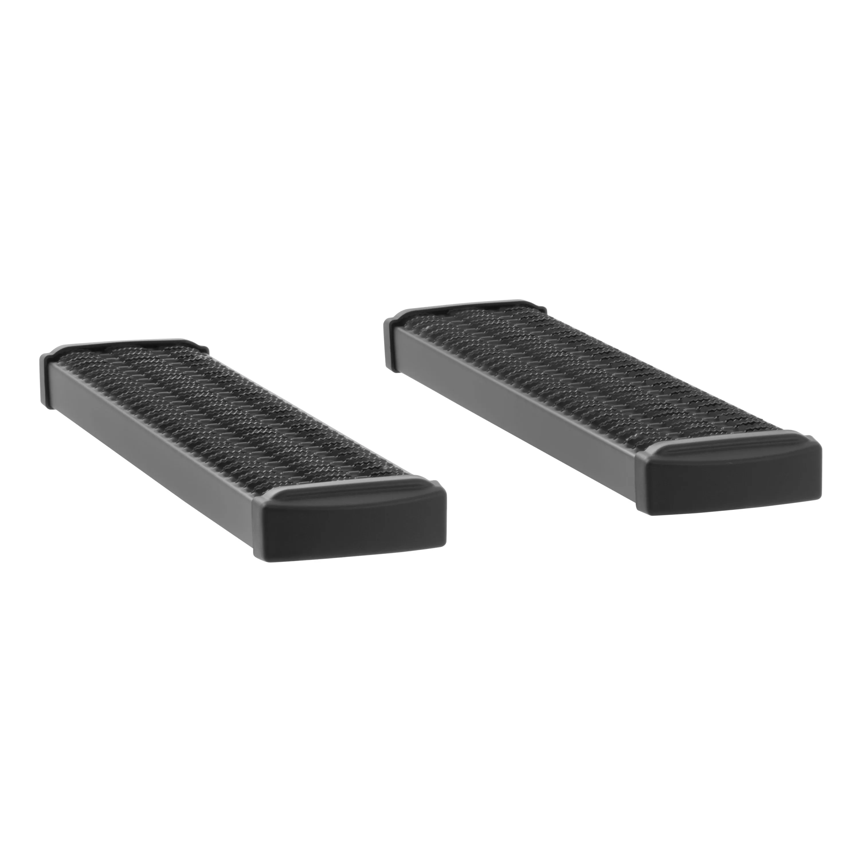415036 - Grip Step 7" x 36" Black Aluminum Running Boards (No Brackets) - 2003-2027 Chevrolet Express 2500 and more