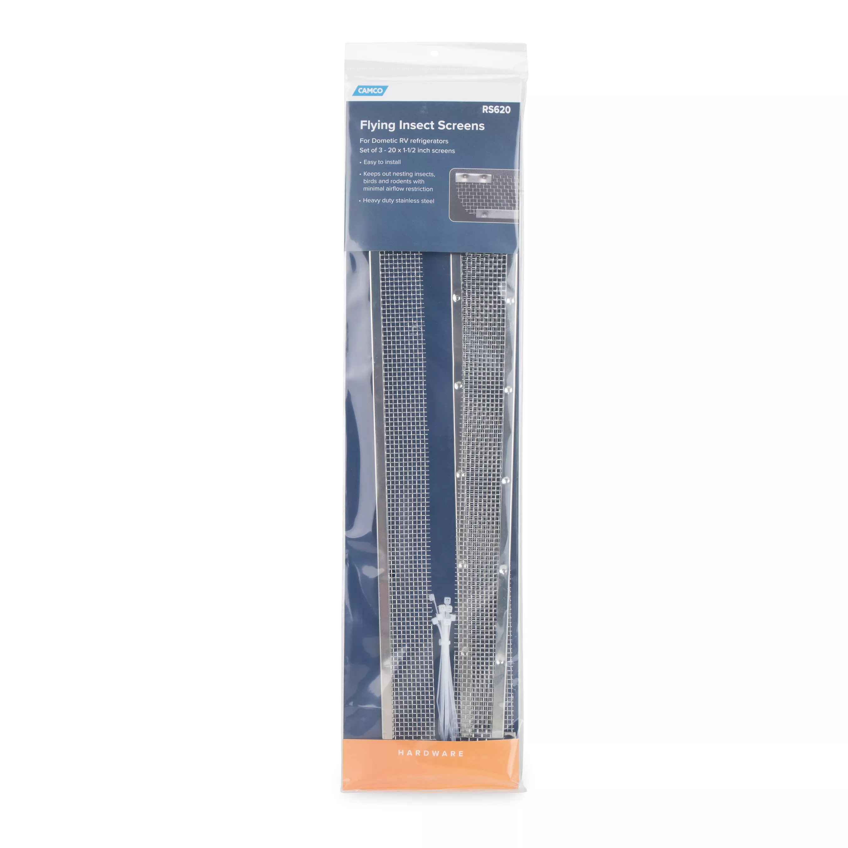 42139 - Flying Insect Screen-RS620, Dometic Refrig., 20" Long 3pk
