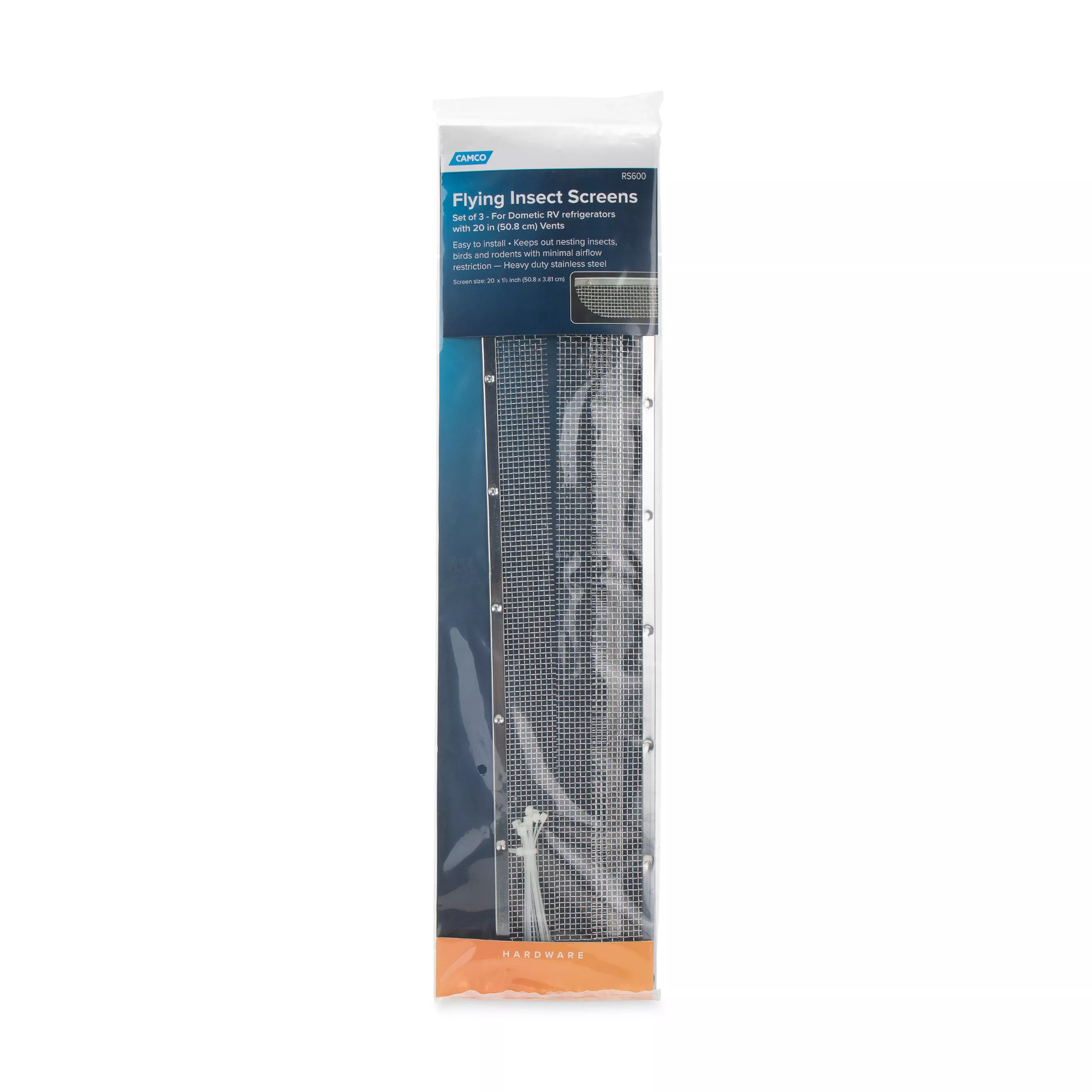 42149 - Flying Insect Screen-RS600, Dometic Refrigerator, 3pk Bag