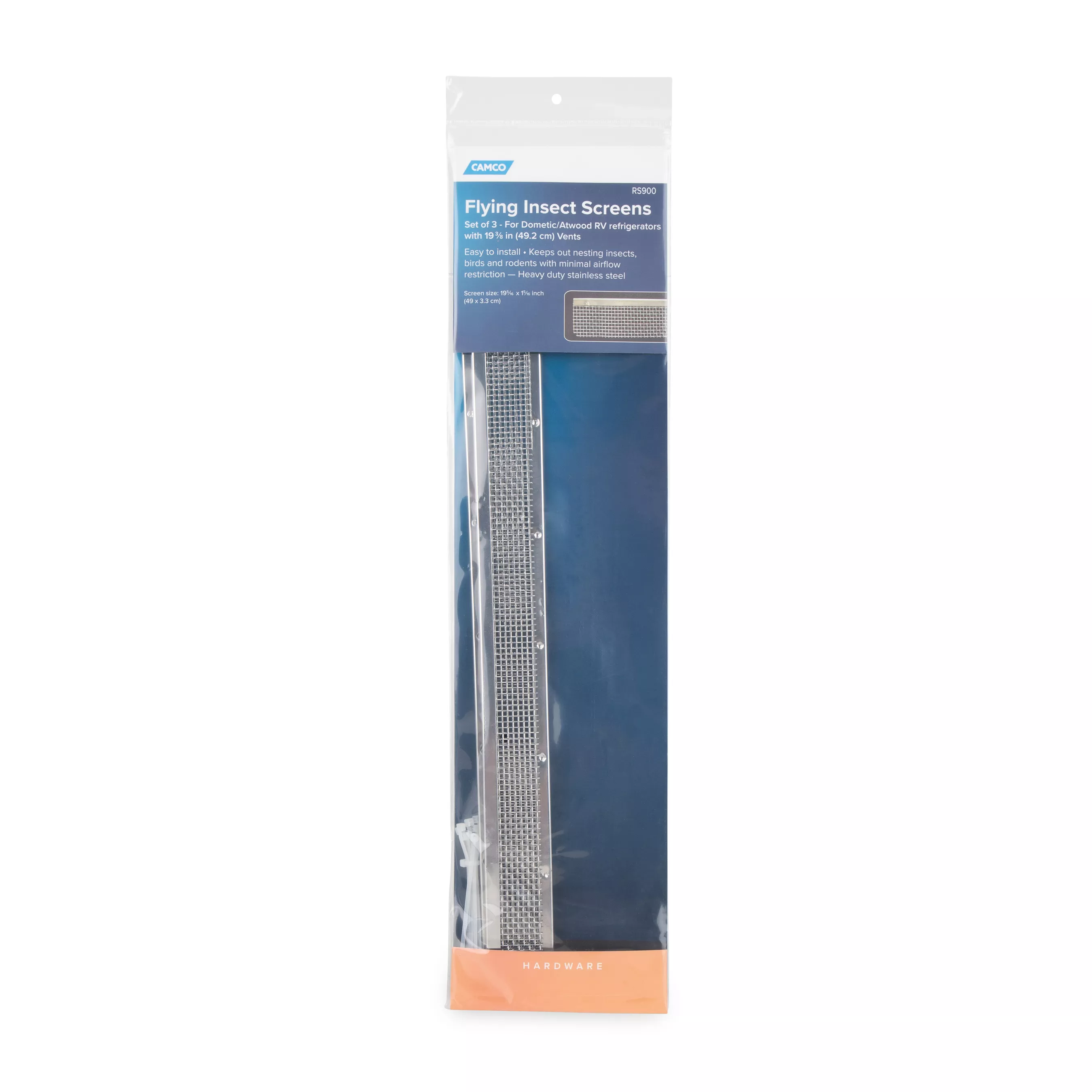 42157 - Flying Insect Screen-RS900,Dometic/AtwoodRefrig,19-3/8"L,3pk