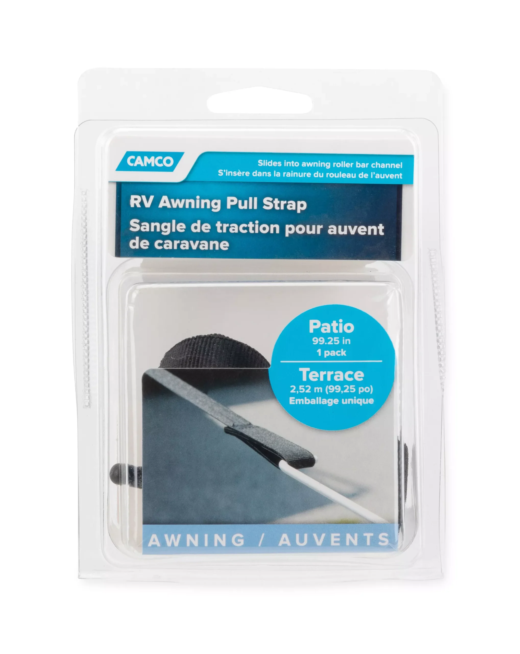 42505 - RV Awning Replacement Pull Strap, Black