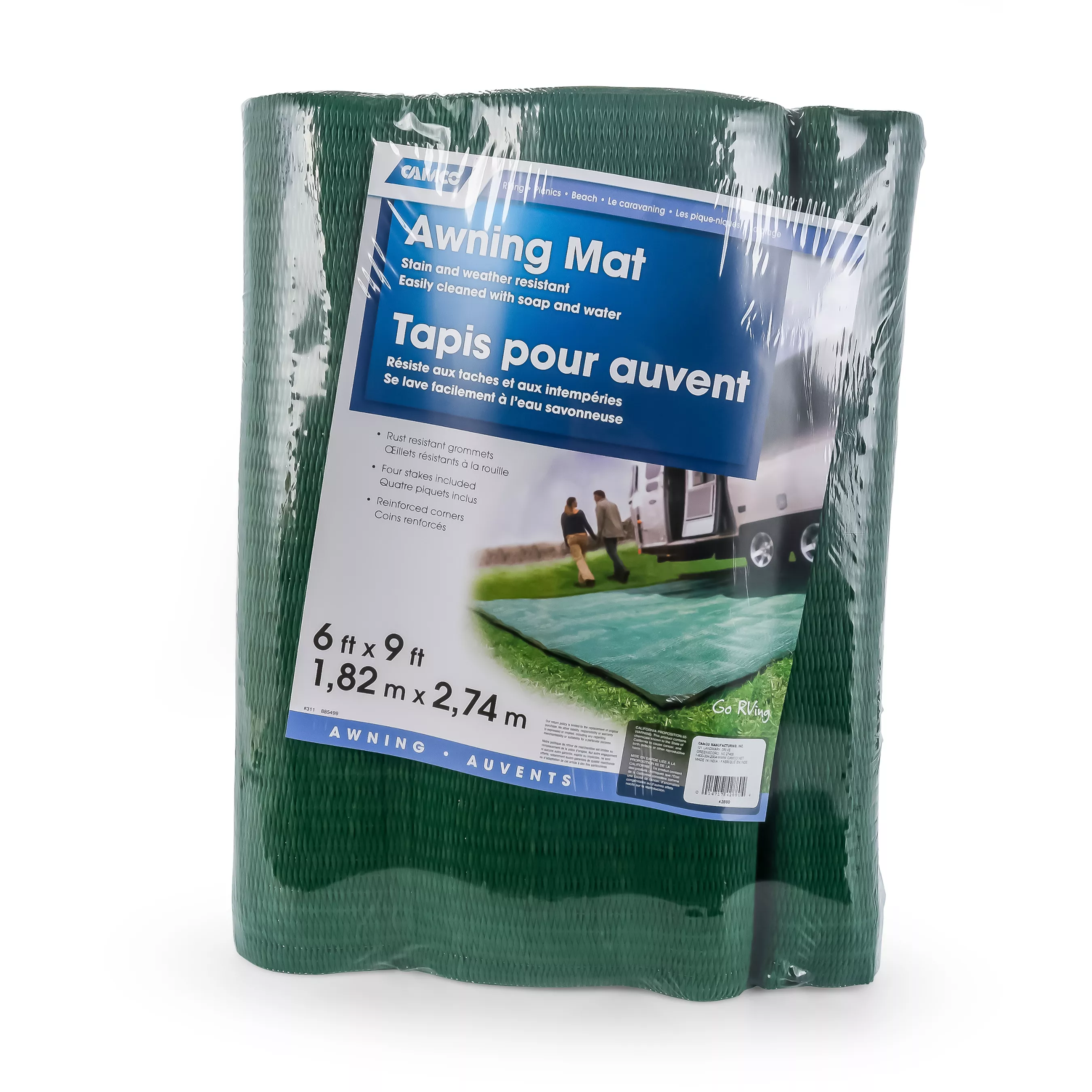 42880 - Awning Mat - 6' x 9' Green Reversible (E/F)