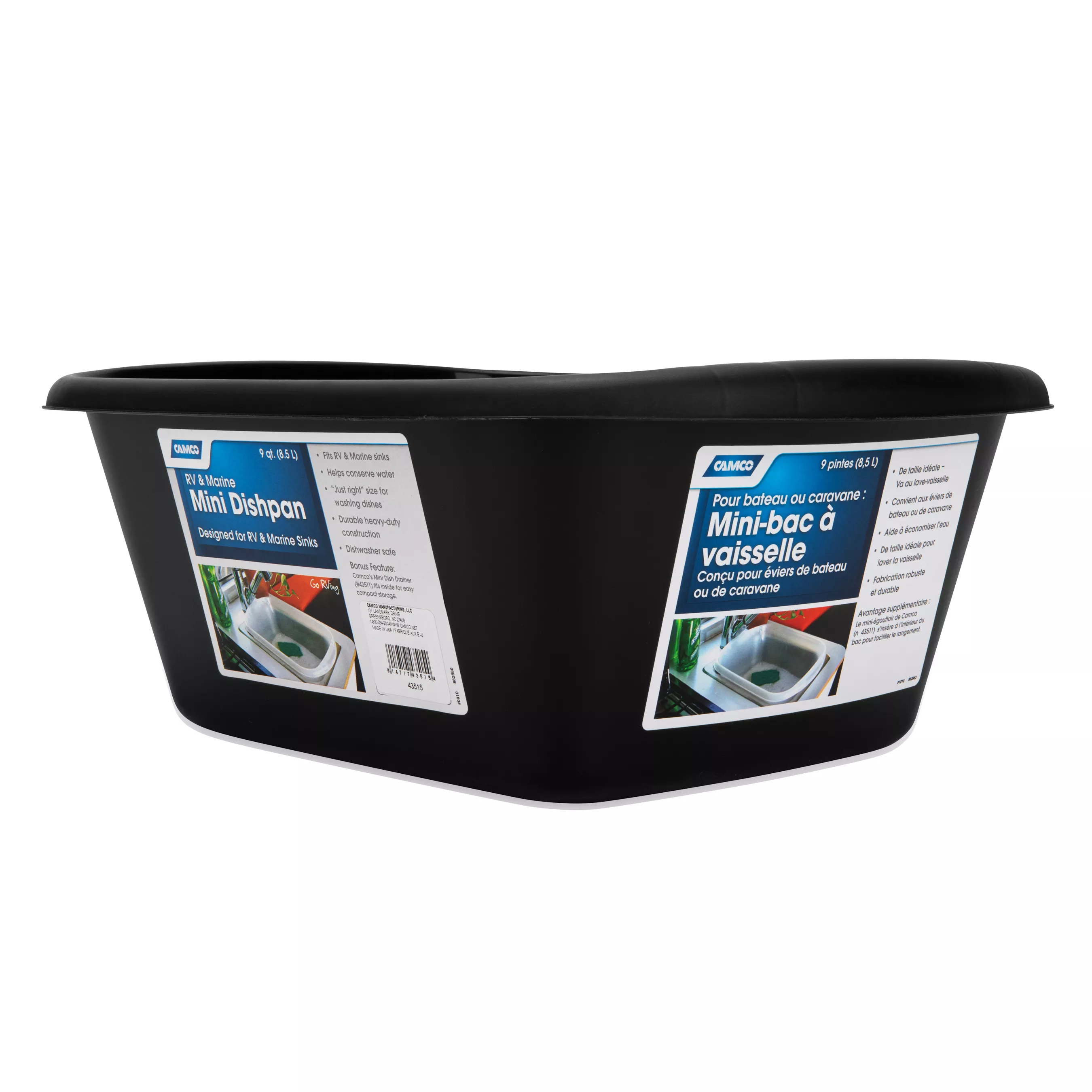 43515 - RV/Marine Mini Dishpan, Black