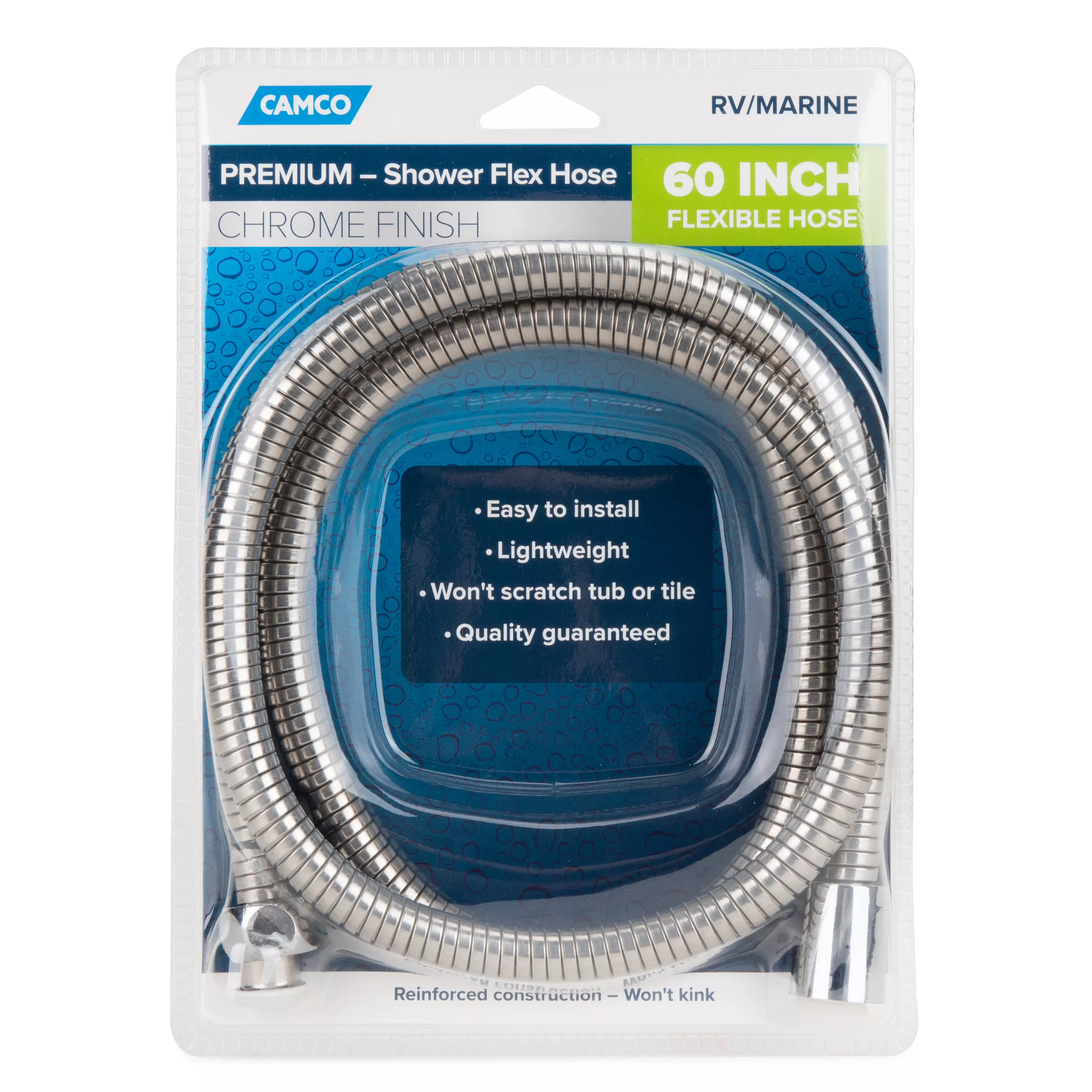 43716 - Chrome Shower Head Hose 60"