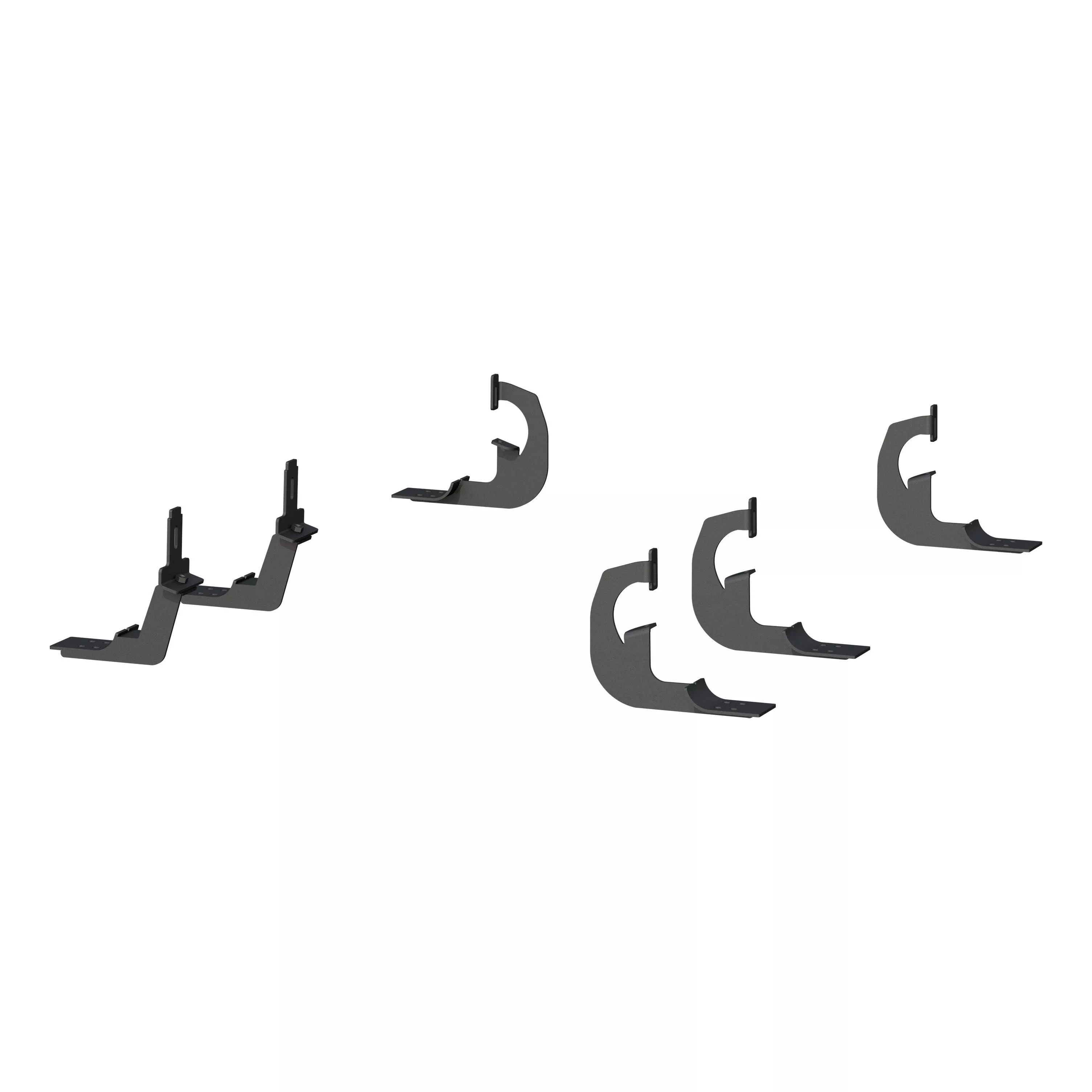 4407 - Mounting Brackets for 6" Oval Side Bars - 2007-2019 Chevrolet Silverado 2500 HD, 2007-2019 Chevrolet Silverado 3500 HD and more