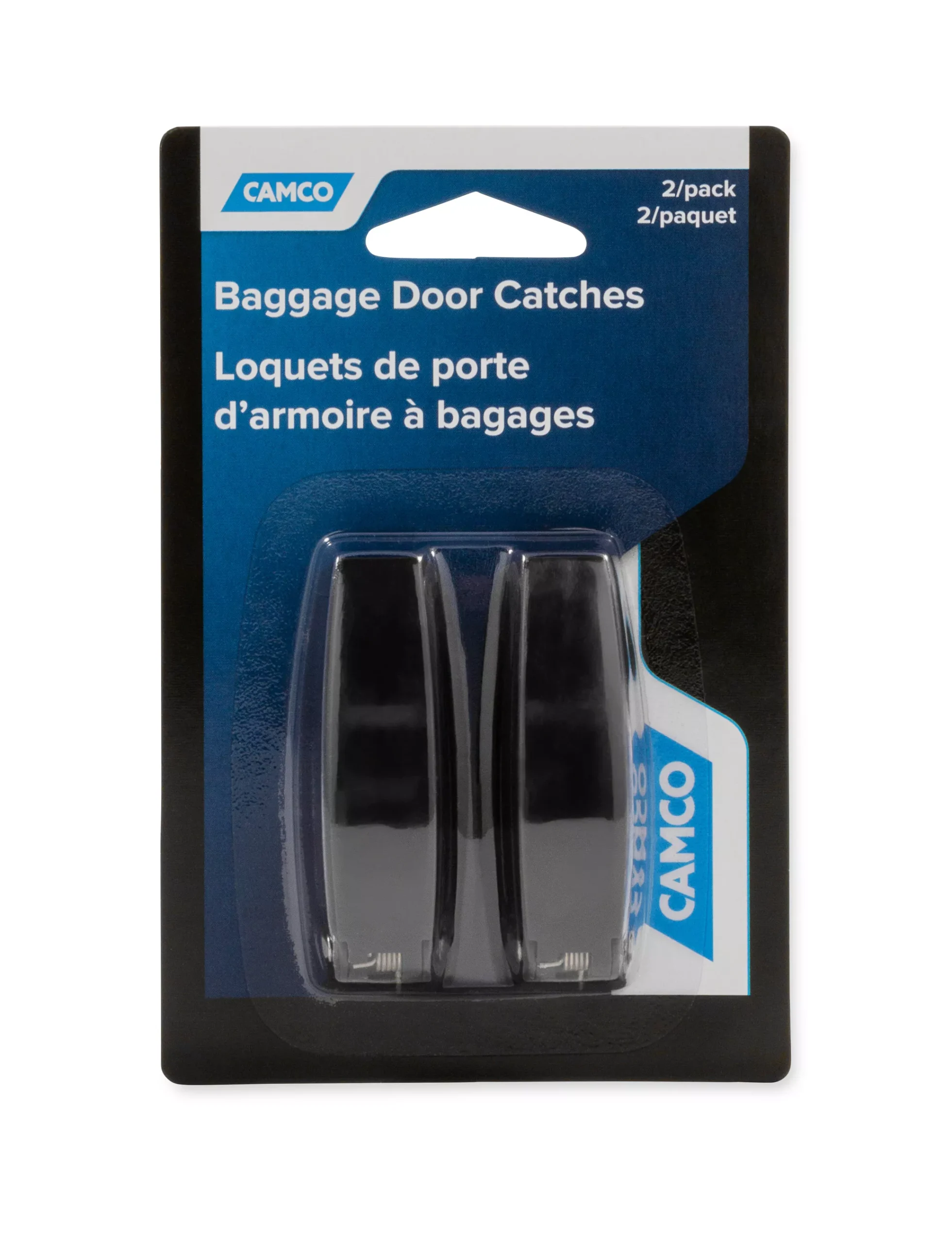 44160 - Baggage Door Catches 2/Pack Black (Eng/Fr)