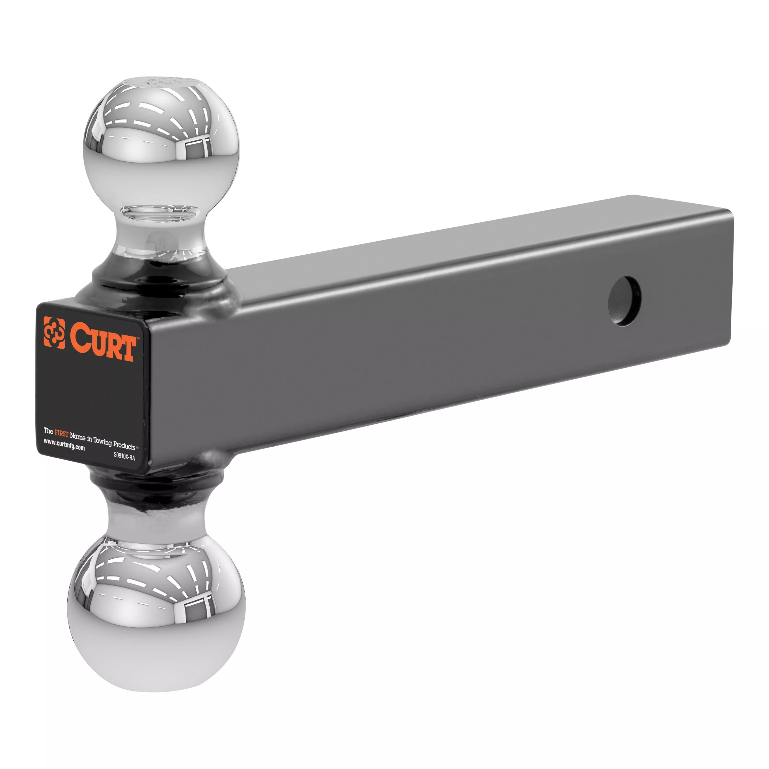 45002 - Multi-Ball Trailer Hitch Ball Mount, 2, 2-5/16-Inch Balls, Fits 2-Inch Receiver, 10,000 lbs