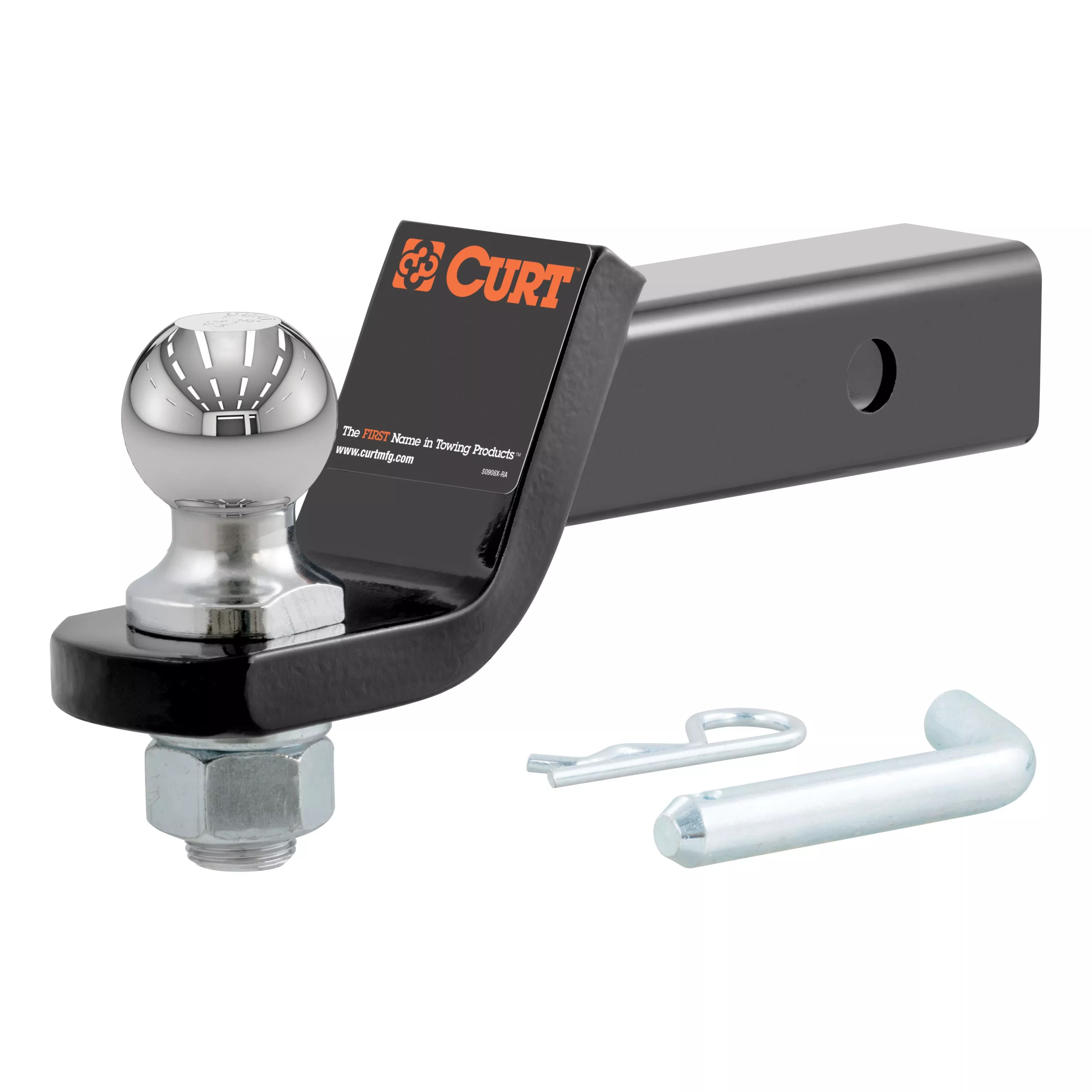 45034 - Trailer Hitch Mount with 1-7/8-Inch Ball & Pin, Fits 2-Inch Receiver, 7,500 lbs, 2-In Drop