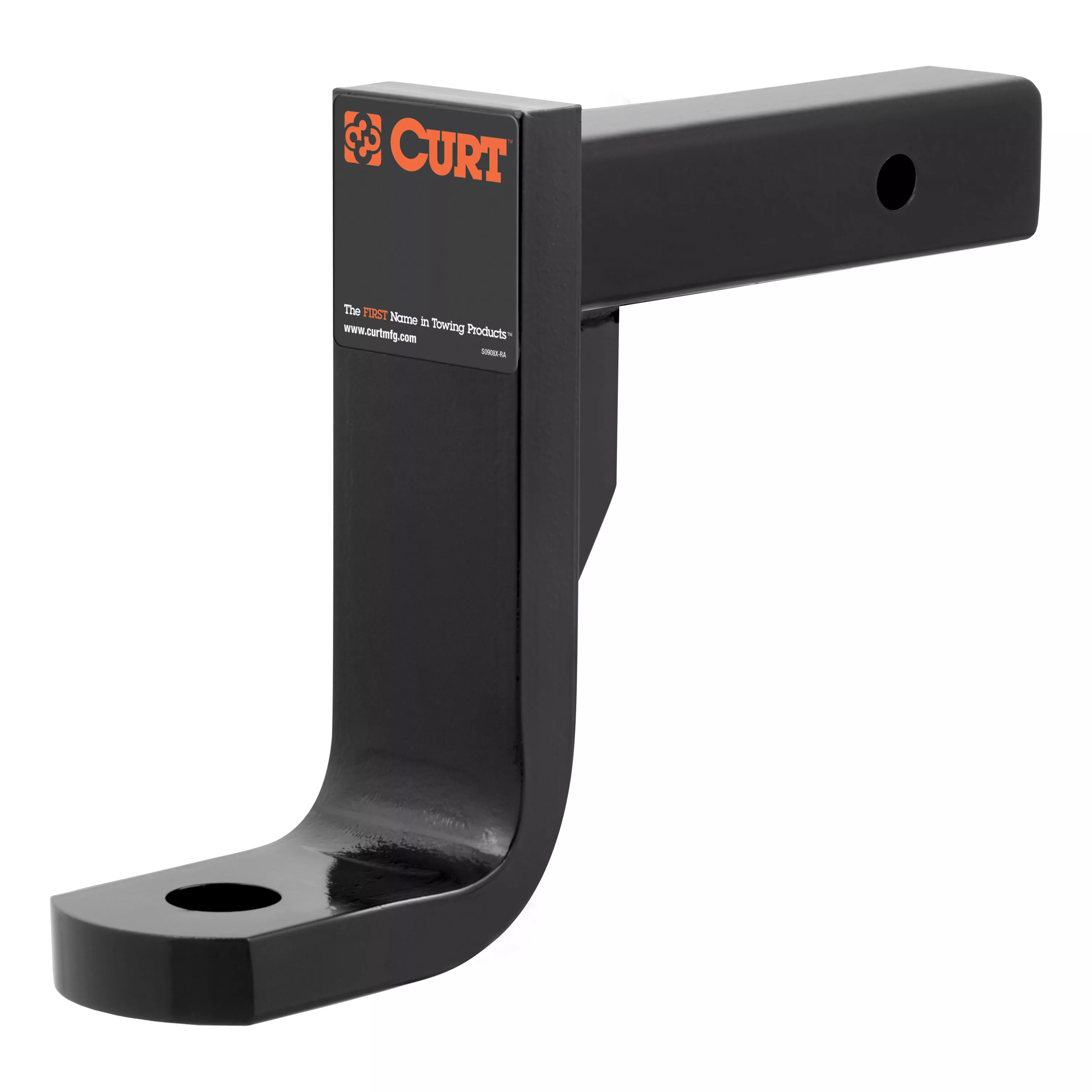 45448 - Class 4 Trailer Hitch Ball Mount, Fits 2-Inch Receiver, 12,000 lbs, 1-1/4-Inch Hole, 8-Inch Drop, 7-Inch Rise
