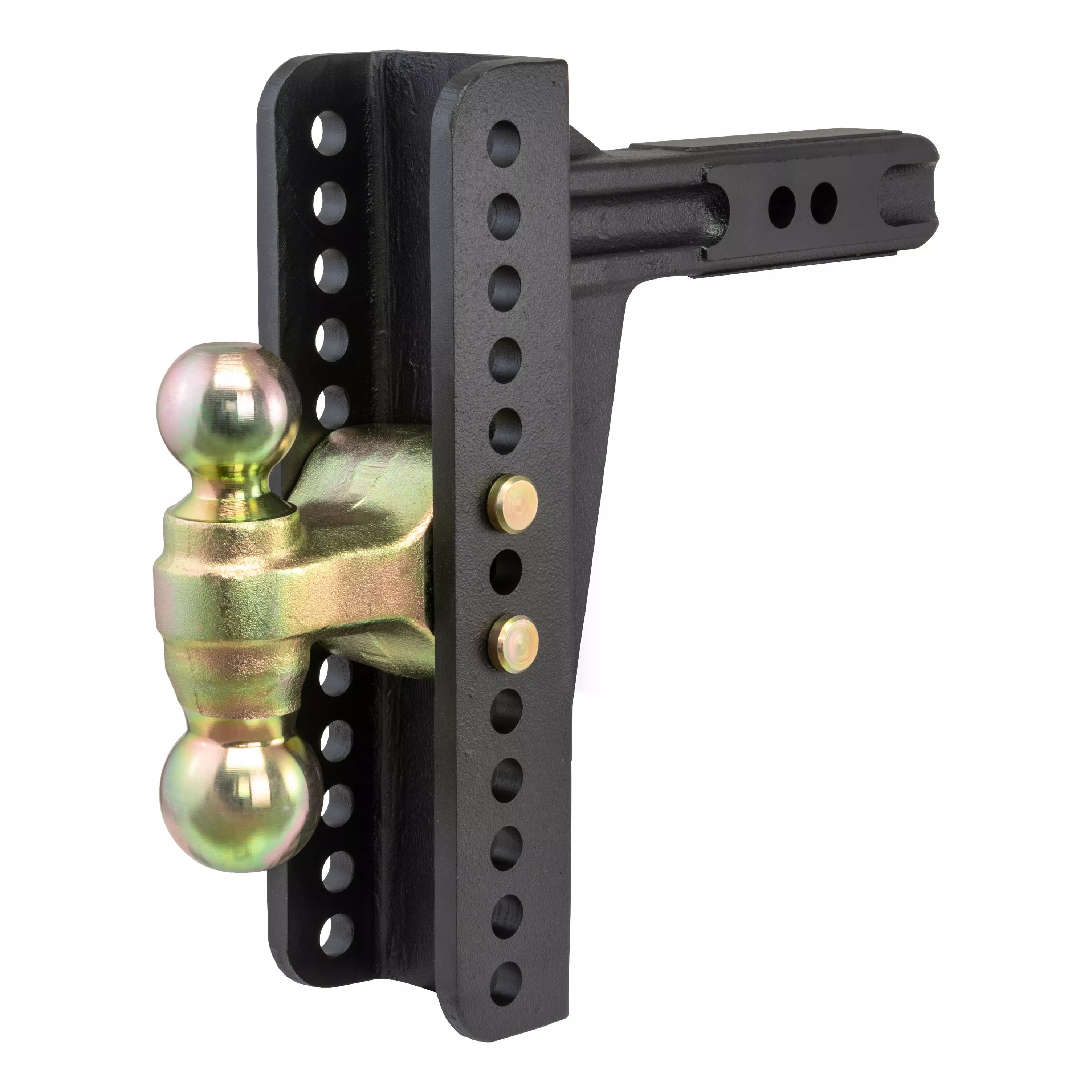 45926 - Adjustable Trailer Hitch Ball Mount, 2-Inch Receiver, 10-1/8-Inch Drop, 2 and 2-5/16-Inch Balls, 14,000 lbs