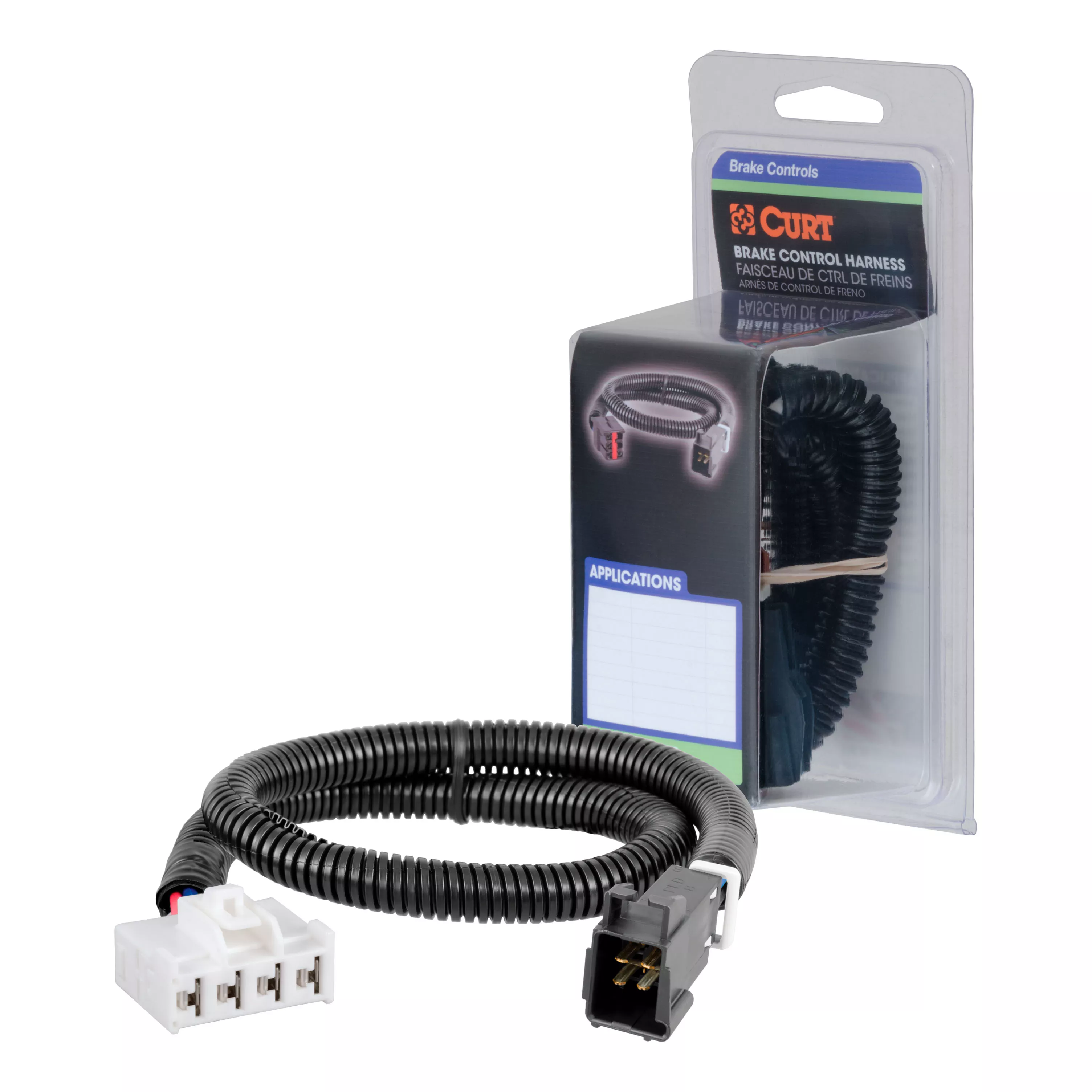 51333 - Quick Plug Electric Trailer Brake Controller Wiring Harness, Fits Select Dodge Ram 1500, 2500, 3500, Dakota, Durango, Chrysler Aspen - 1997-2010 Dodge Dakota and more