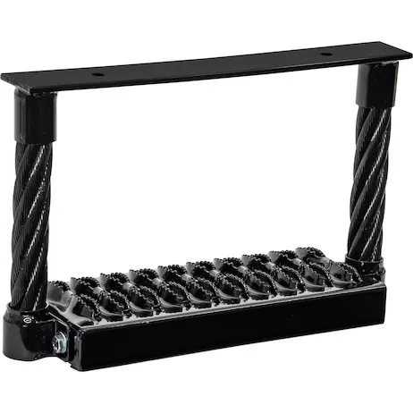 5230915 - Black Powder Coated Cable Type Truck Step - 9 x 15 x 4.75 Inch Deep