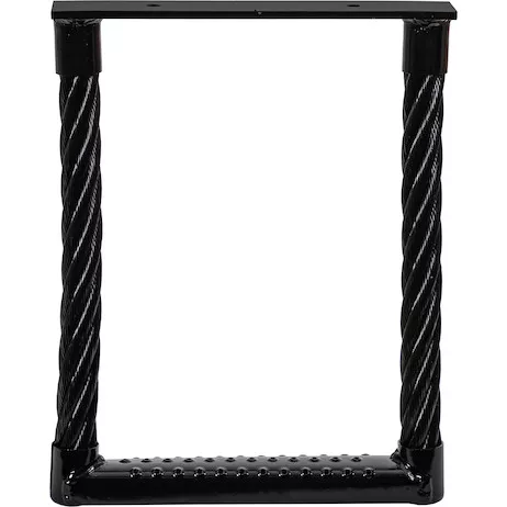 5231512 - Black Powder Coated Cable Type Truck Step - 15 x 12 x 1.38 Inch Deep