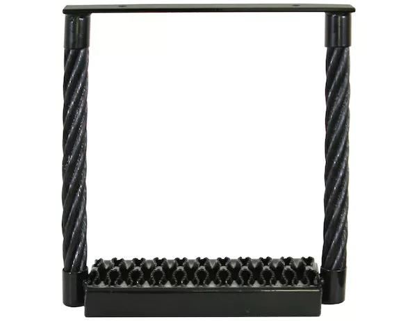 5231515 - Black Powder Coated Cable Type Truck Step - 15 x 15 x 4.75 Inch Deep