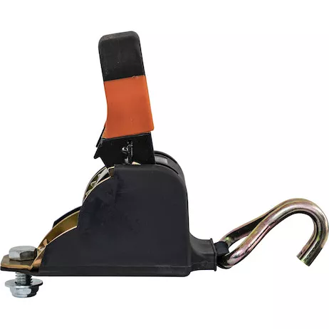 5483106 - Spring Retracting Ratchet Tie Down with Double J-Hook