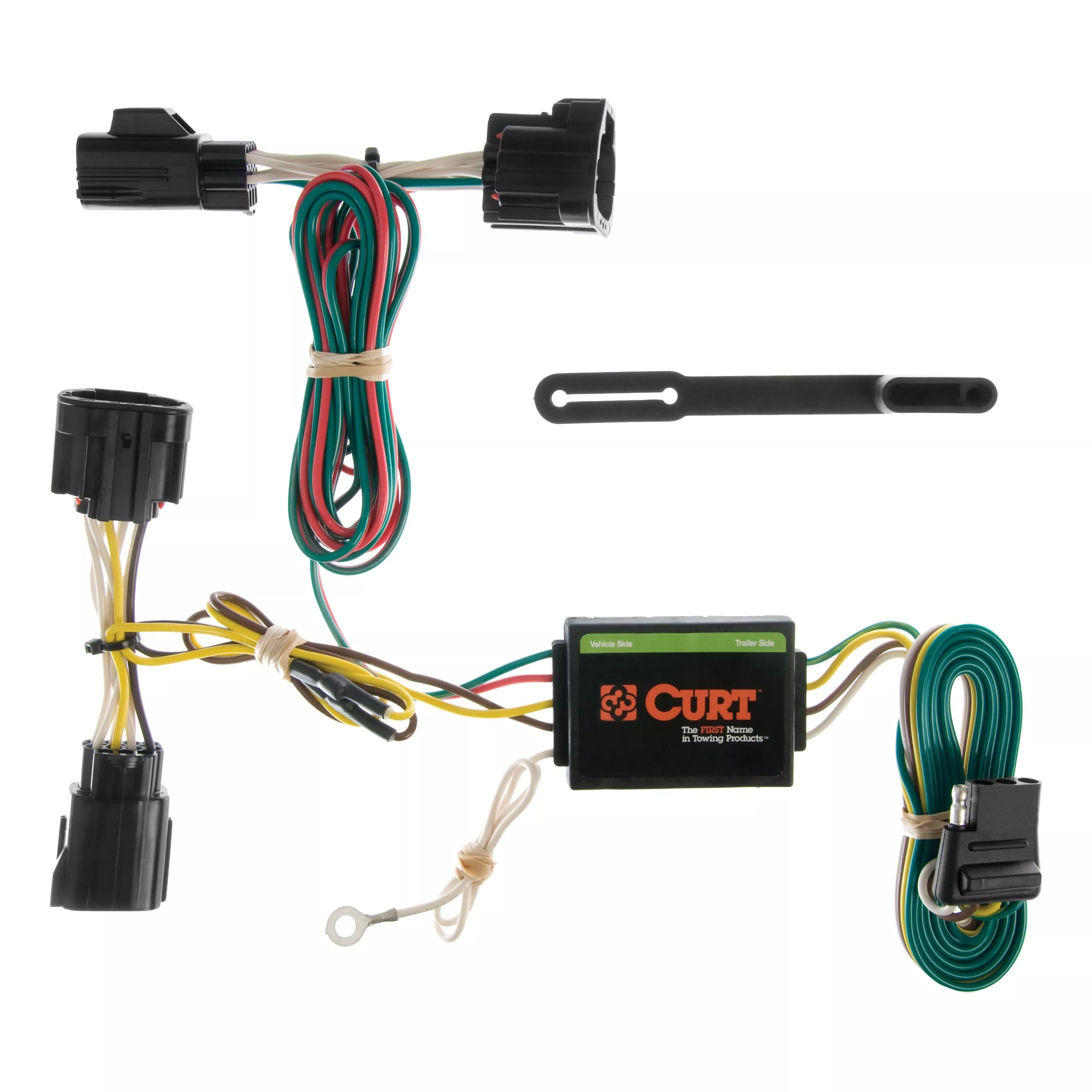 55414 - Vehicle-Side Custom 4-Pin Trailer Wiring Harness, Fits Select Jeep Commander, Except Rocky Mountain Edition - 2006-2010 Jeep Commander