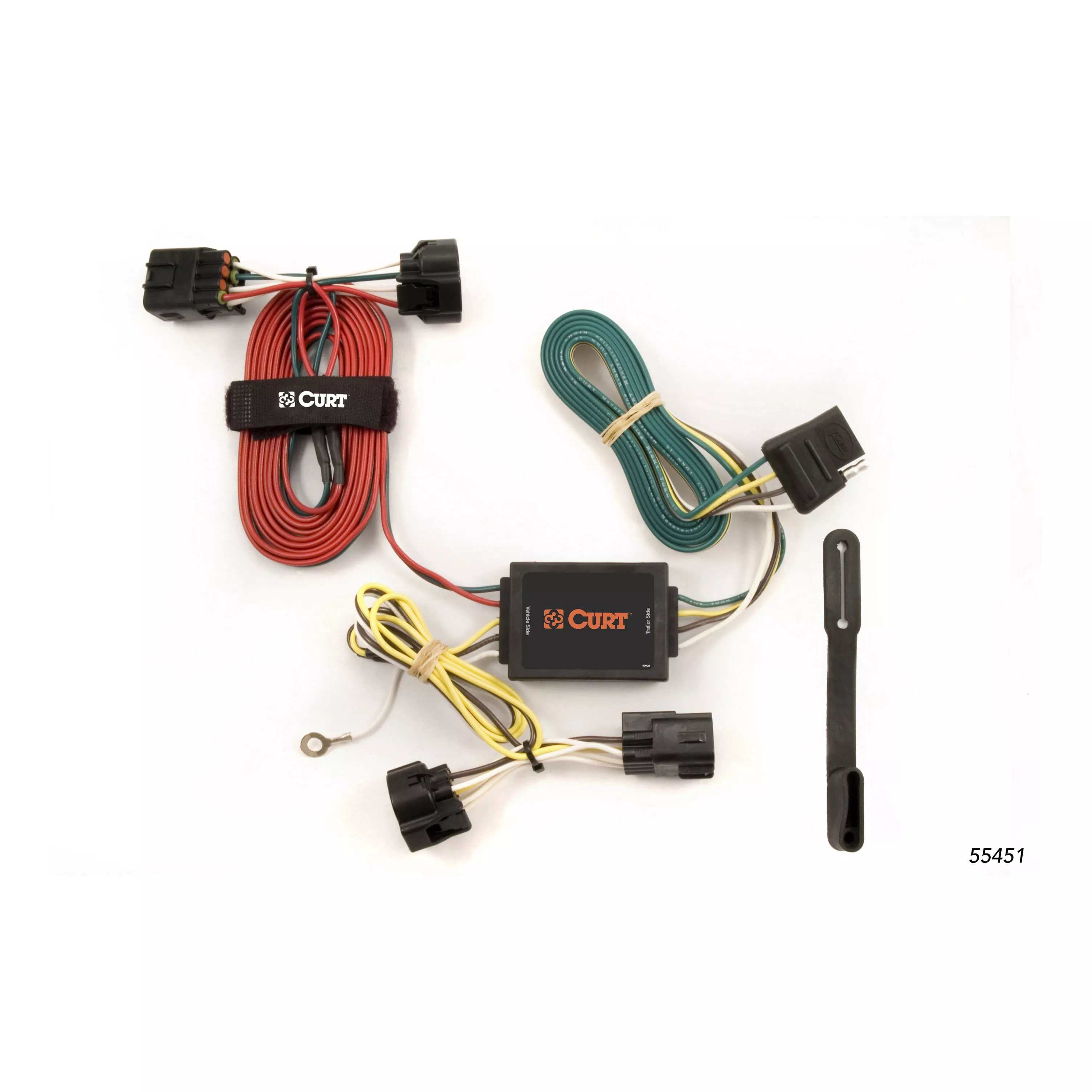 55451 - Vehicle-Side Custom 4-Pin Trailer Wiring Harness, Fits Select Jeep Grand Cherokee - 2005-2006 Jeep Grand Cherokee