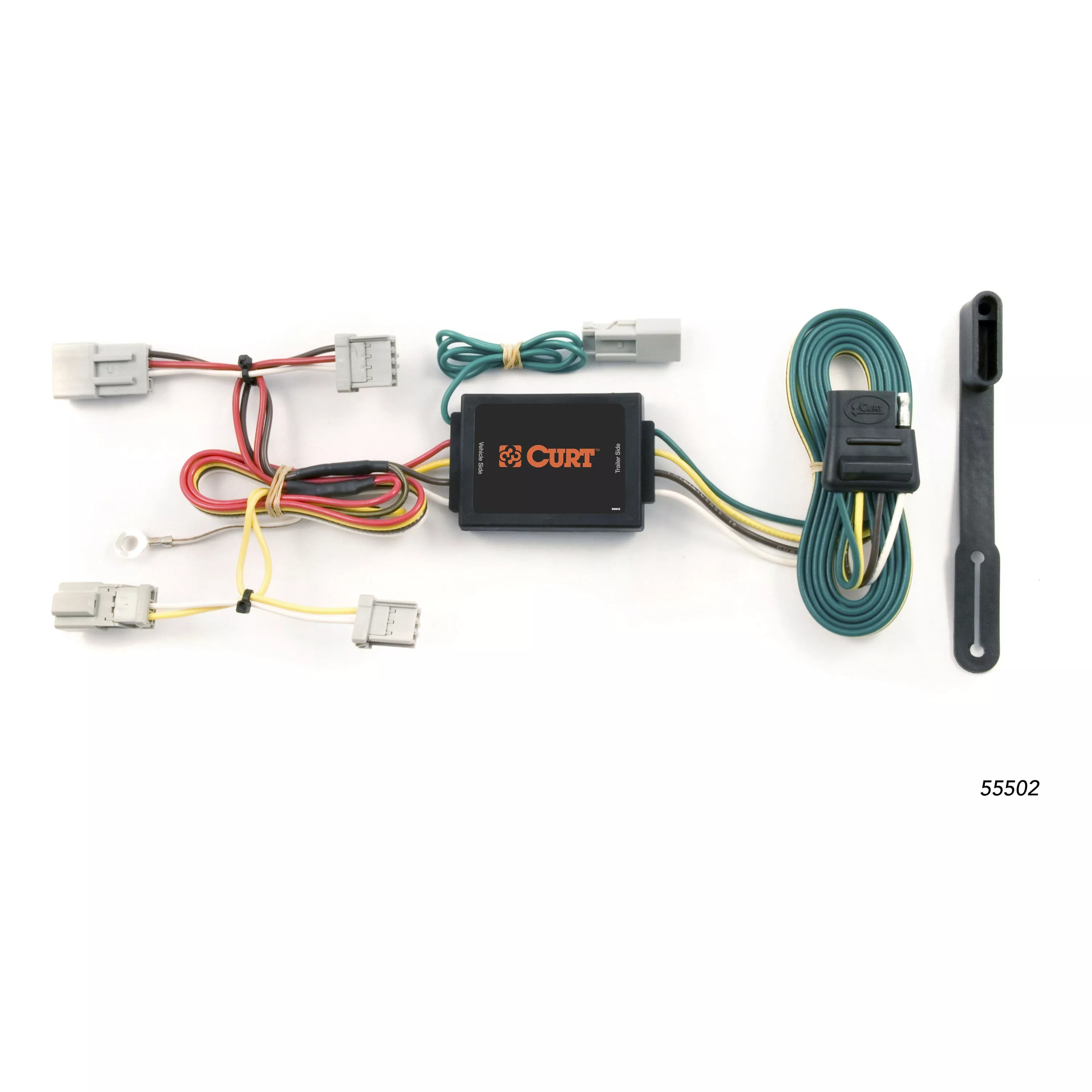 55502 - Vehicle-Side Custom 4-Pin Trailer Wiring Harness, Fits Select Honda Accord, Acura TSX - 2006-2014 Acura TSX, 2003-2012 Honda Accord