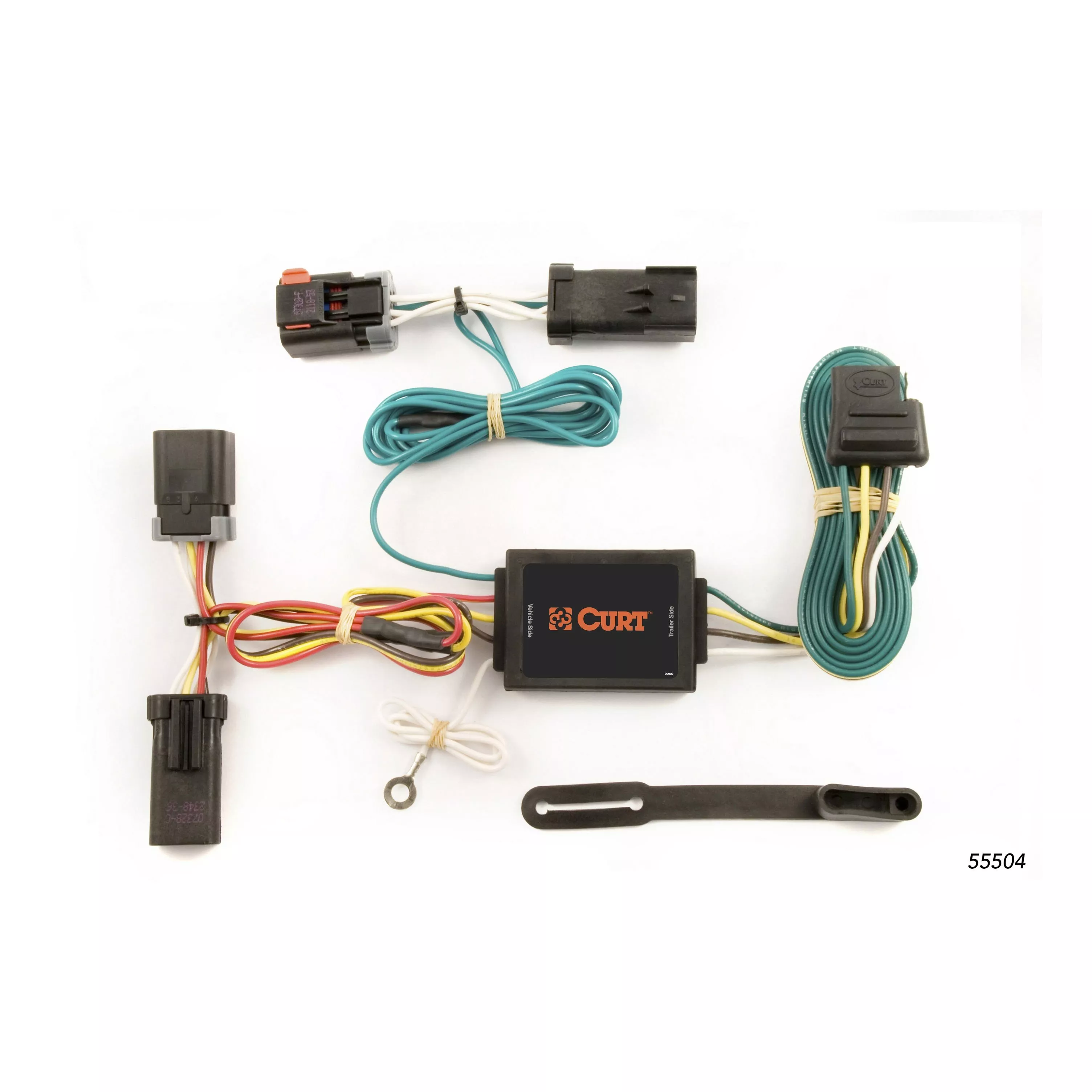 55504 - Vehicle-Side Custom 4-Pin Trailer Wiring Harness, Fits Select Dodge Ram 1500, 2500, 3500 - 2002-2005 Dodge Ram 1500 and more