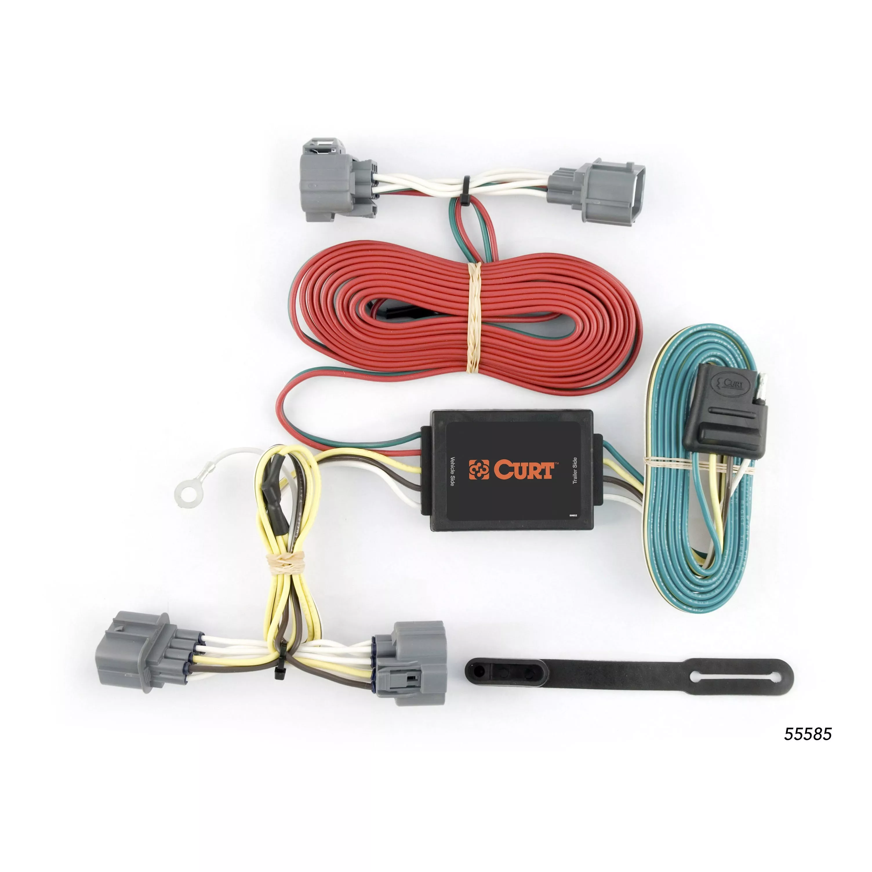 55585 - Vehicle-Side Custom 4-Pin Trailer Wiring Harness, Fits Select Honda Ridgeline - 2006-2014 Honda Ridgeline