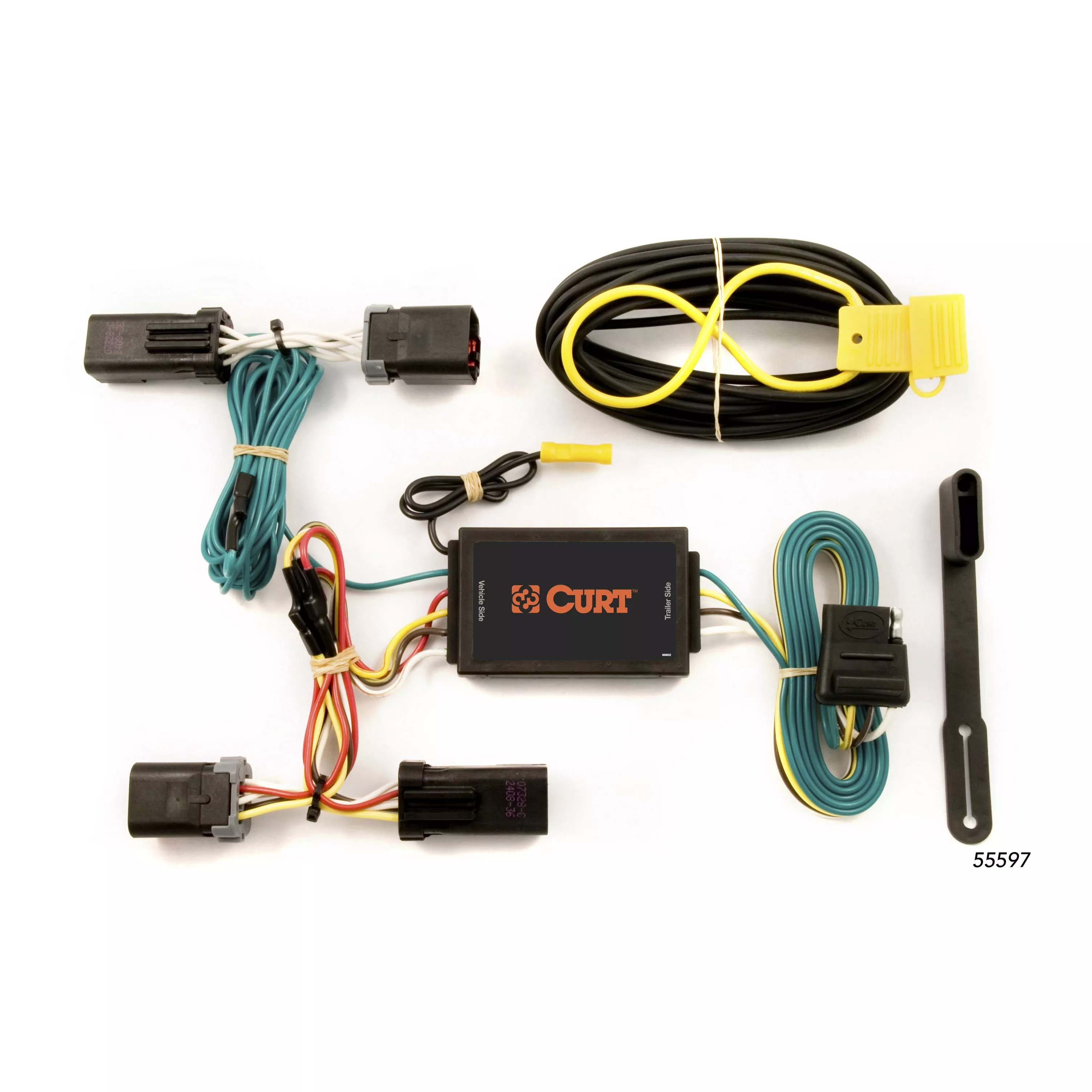 55597 - Vehicle-Side Custom 4-Pin Trailer Wiring Harness, Fits Select Dodge Durango, Chrysler Aspen - 2007-2009 Chrysler Aspen and more