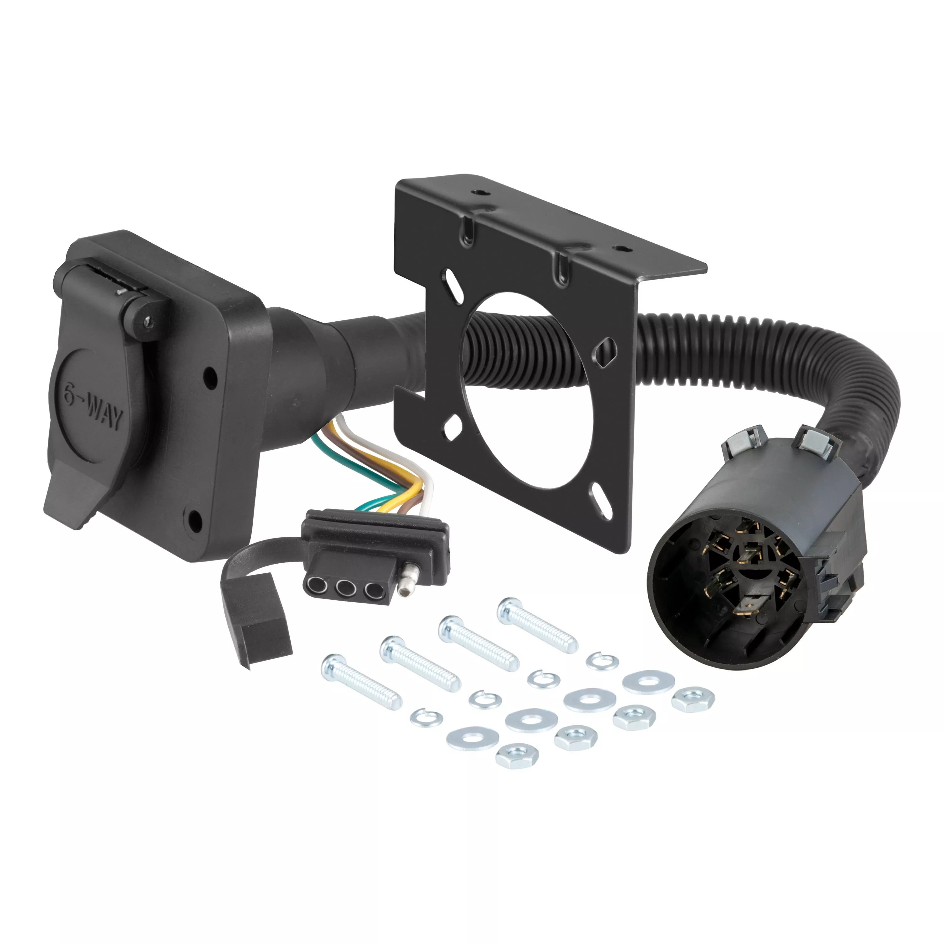 55664 - Dual-Output Vehicle-Side 6-Pin, 4-Pin Connectors, Factory Tow Package and USCAR Socket Required - 2008-2026 Buick Enclave and more