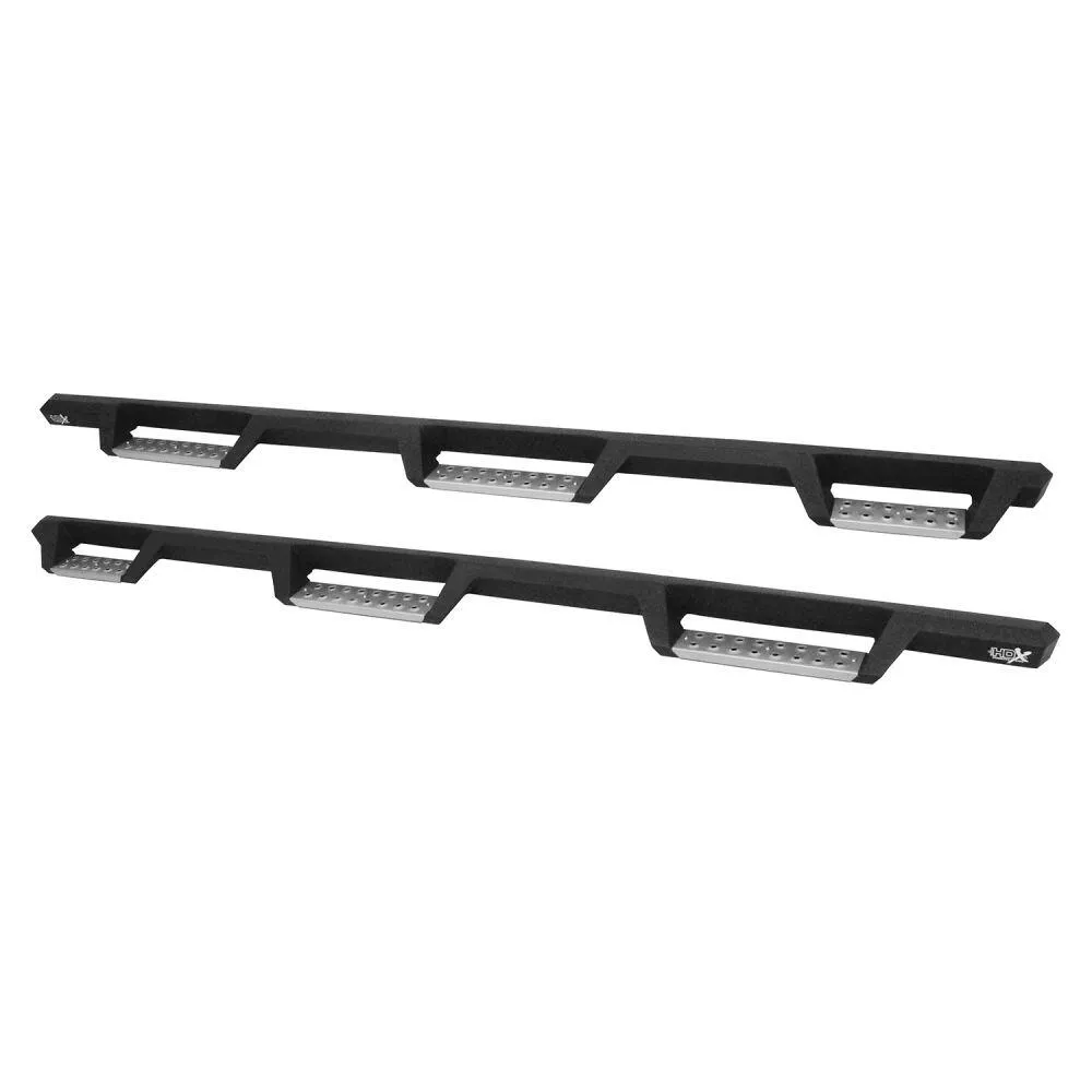 56-5340252 - HDX Stainless Drop Wheel-to-Wheel Nerf Step Bars - 2017-2022 Ford F-250 Super Duty, 2017-2022 Ford F-350 Super Duty