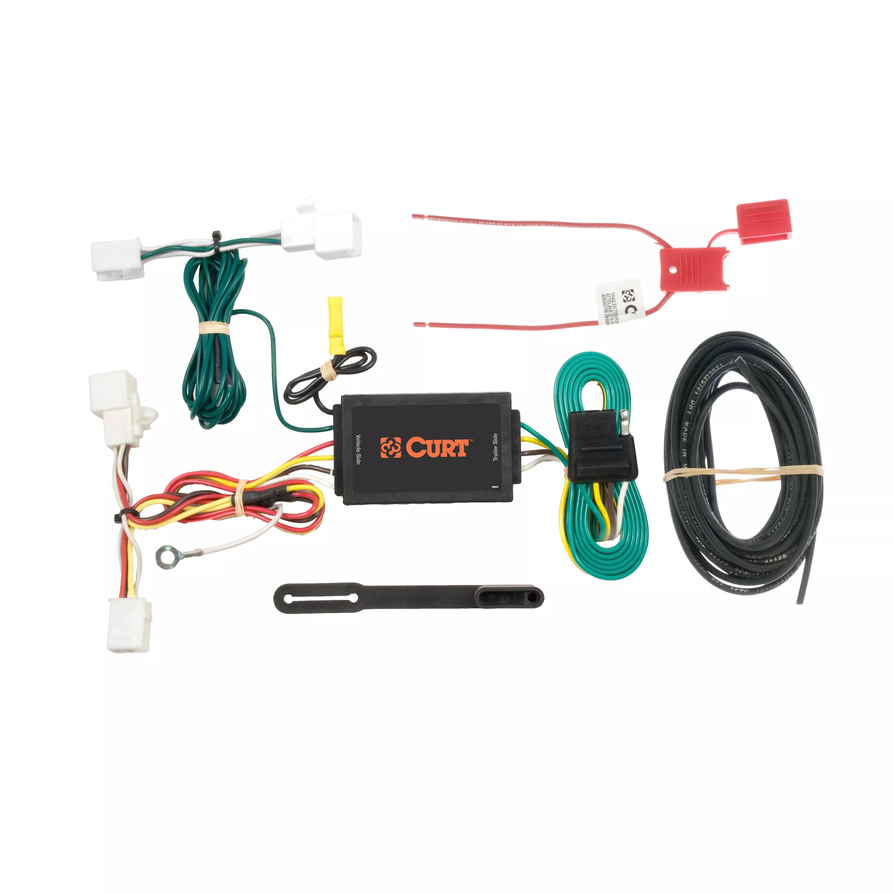 56016 - Vehicle-Side Custom 4-Pin Trailer Wiring Harness, Fits Select Mazda 2 Hatchback, 5, CX-9 - 2006-2010,2012-2015 Mazda 5 and more