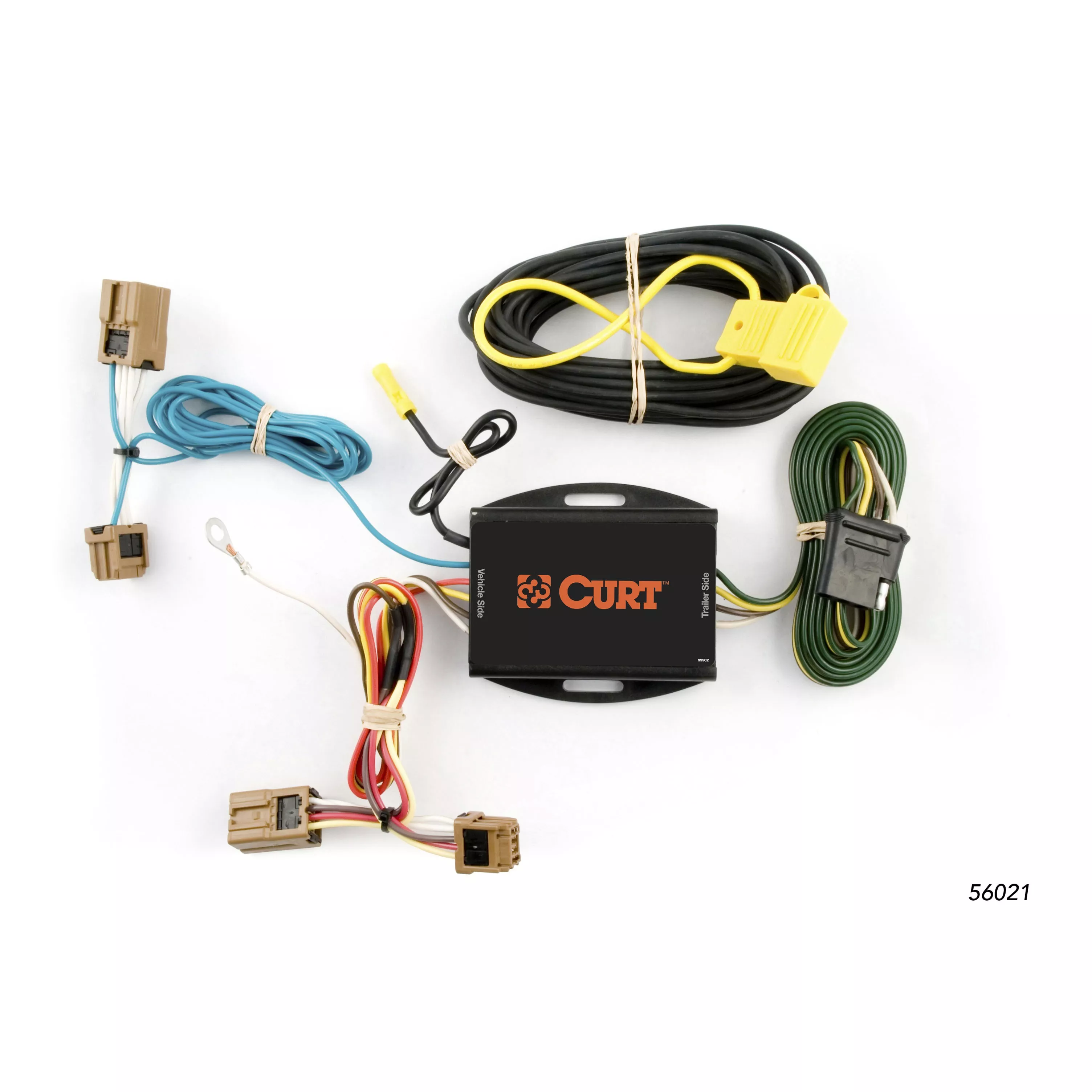 56021 - Vehicle-Side Custom 4-Pin Trailer Wiring Harness, Fits Select Nissan Versa - 2007-2012 Nissan Versa