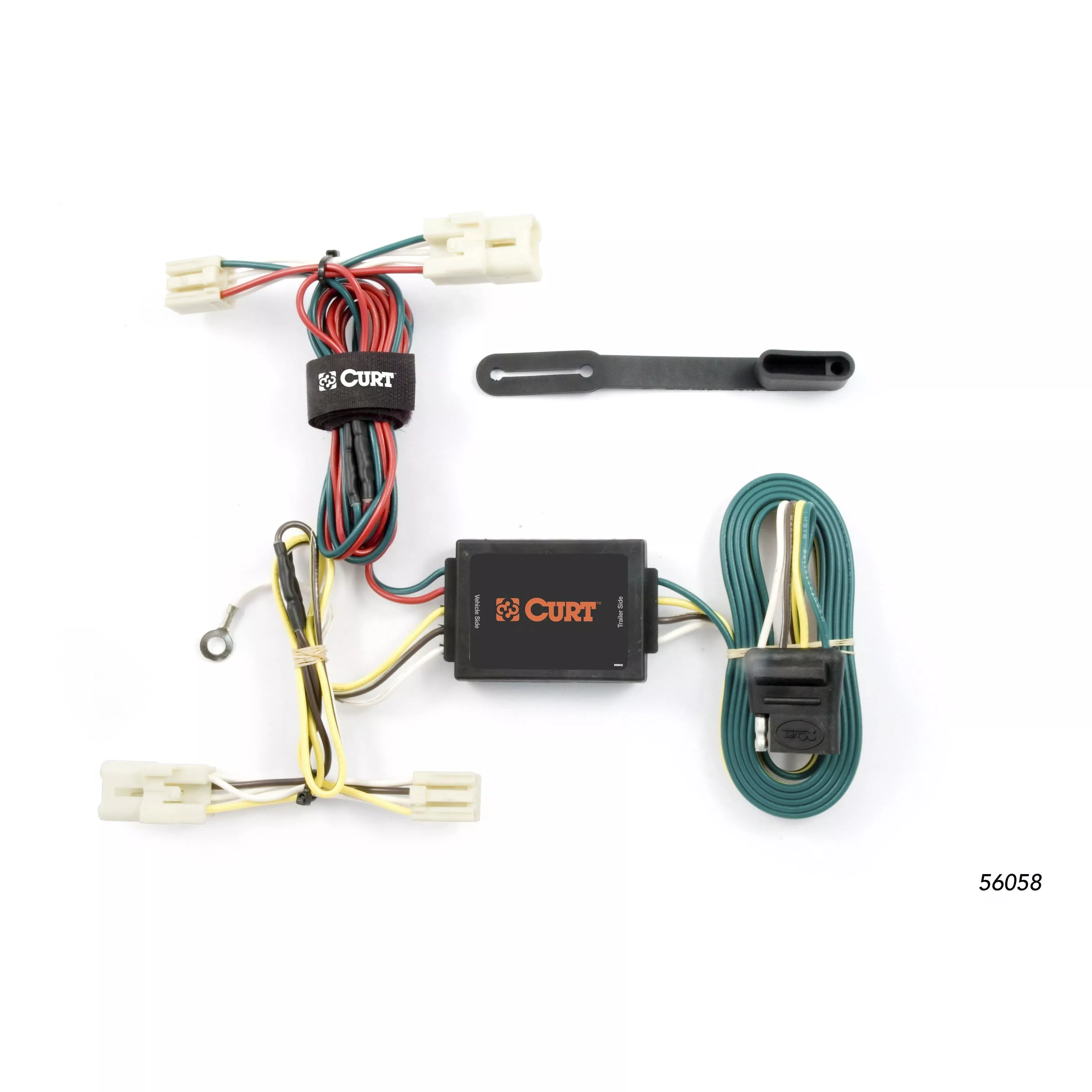 56058 - Vehicle-Side Custom 4-Pin Trailer Wiring Harness, Fits Select Kia Amanti, Optima Sedan - 2007-2009 Kia Amanti