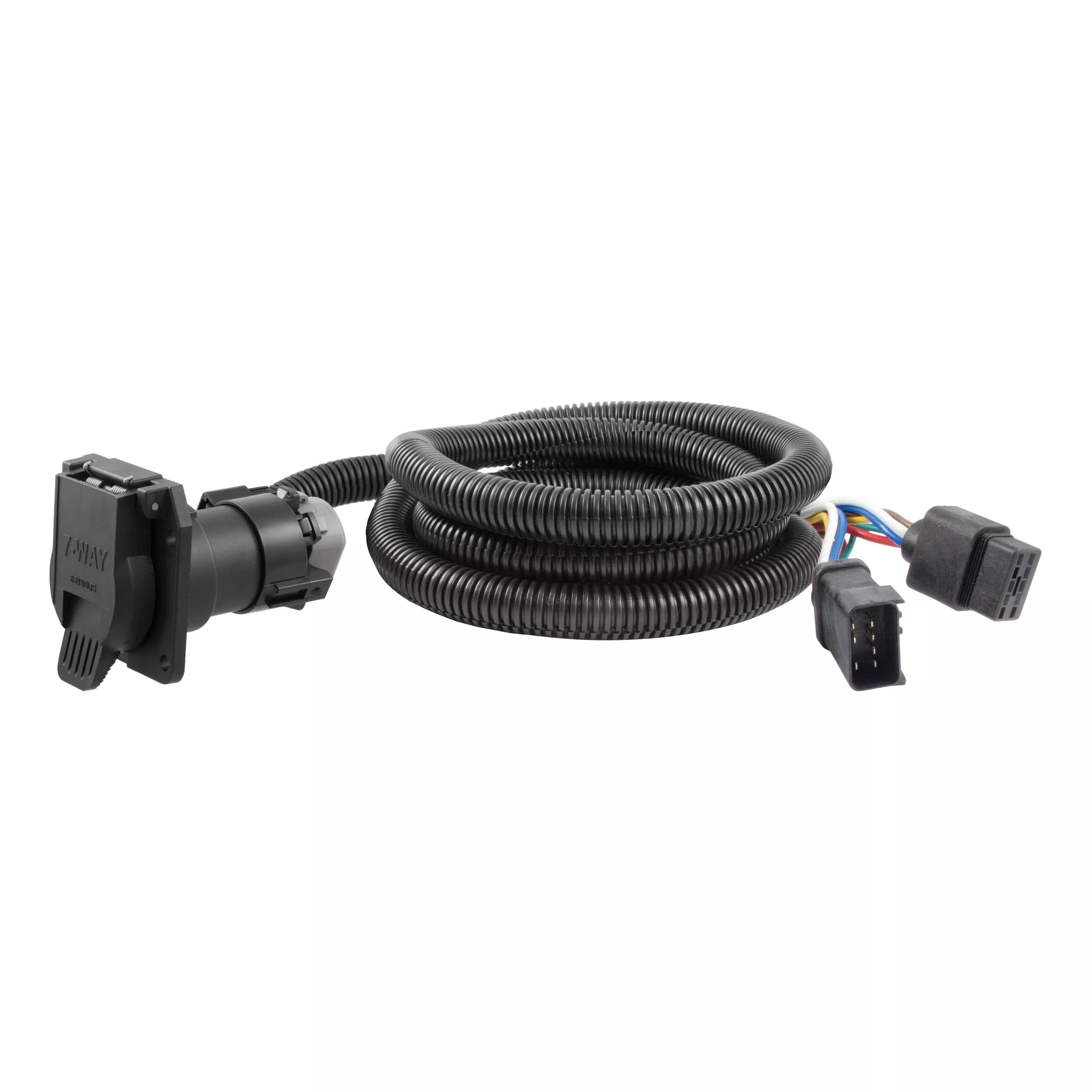 56071 - 7-Foot Vehicle-Side Truck Bed 7-Pin Trailer Wiring Harness Extension, Select Dodge Ram 1500, 2500, 3500, Dakota - 1995-2010 Dodge Dakota and more