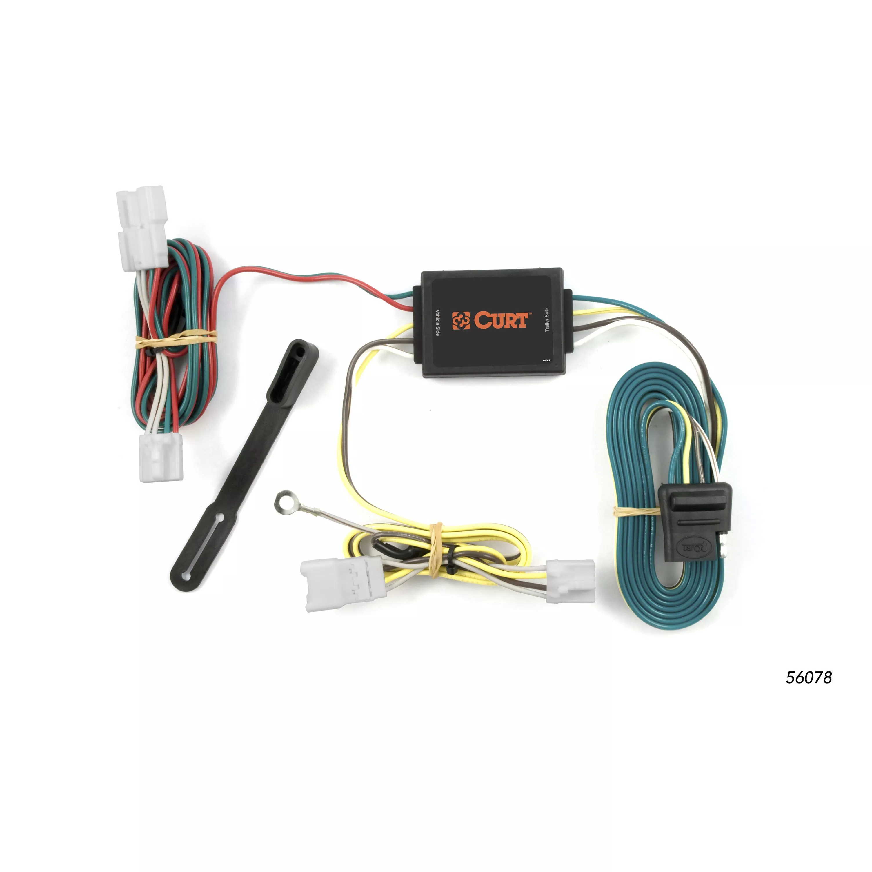 56078 - Vehicle-Side Custom 4-Pin Trailer Wiring Harness, Fits Select Hyundai Santa Fe, Kia Forte - 2010-2013 Kia Forte and more