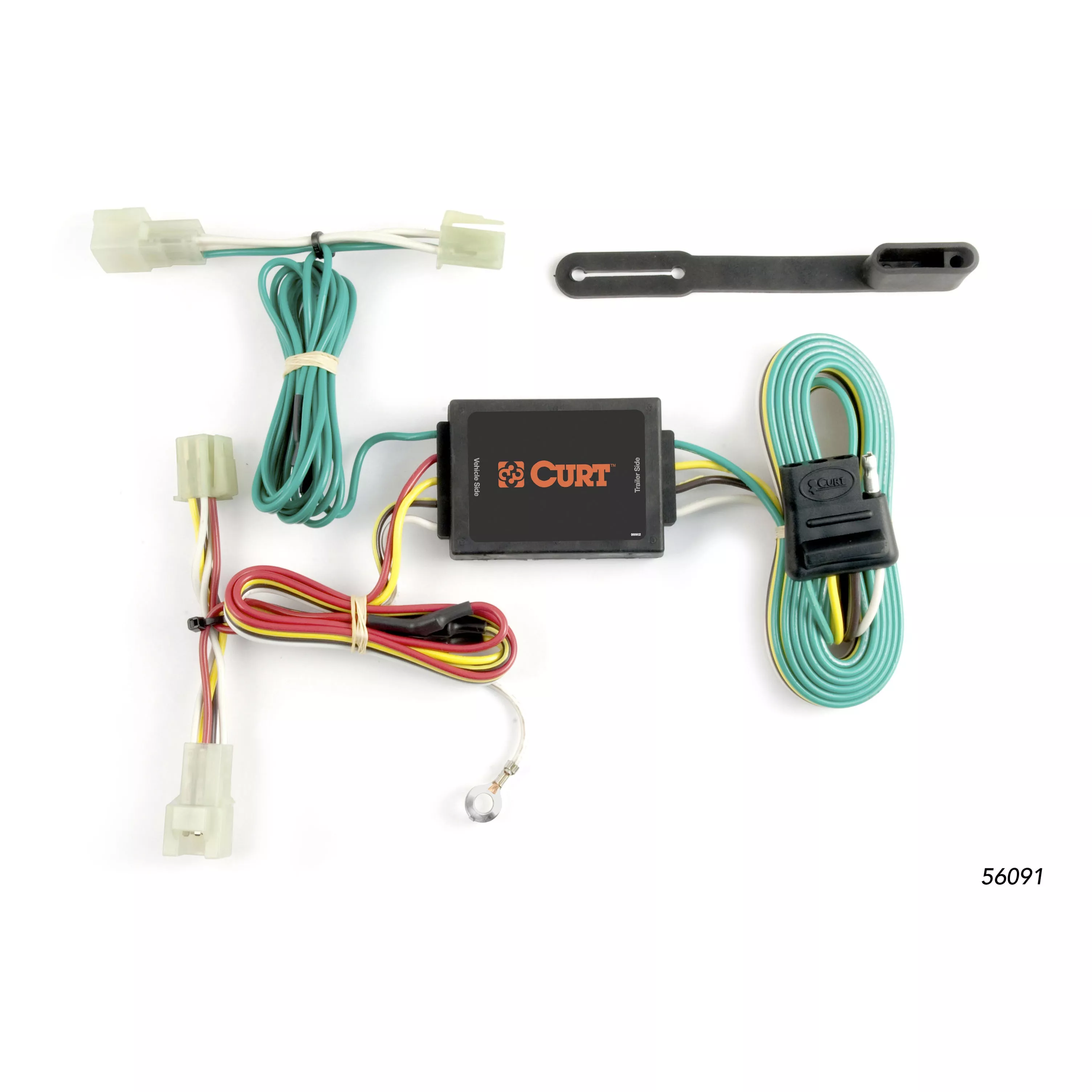 56091 - Vehicle-Side Custom 4-Pin Trailer Wiring Harness, Fits Select Subaru Legacy sedan - 2010-2014 Subaru Legacy