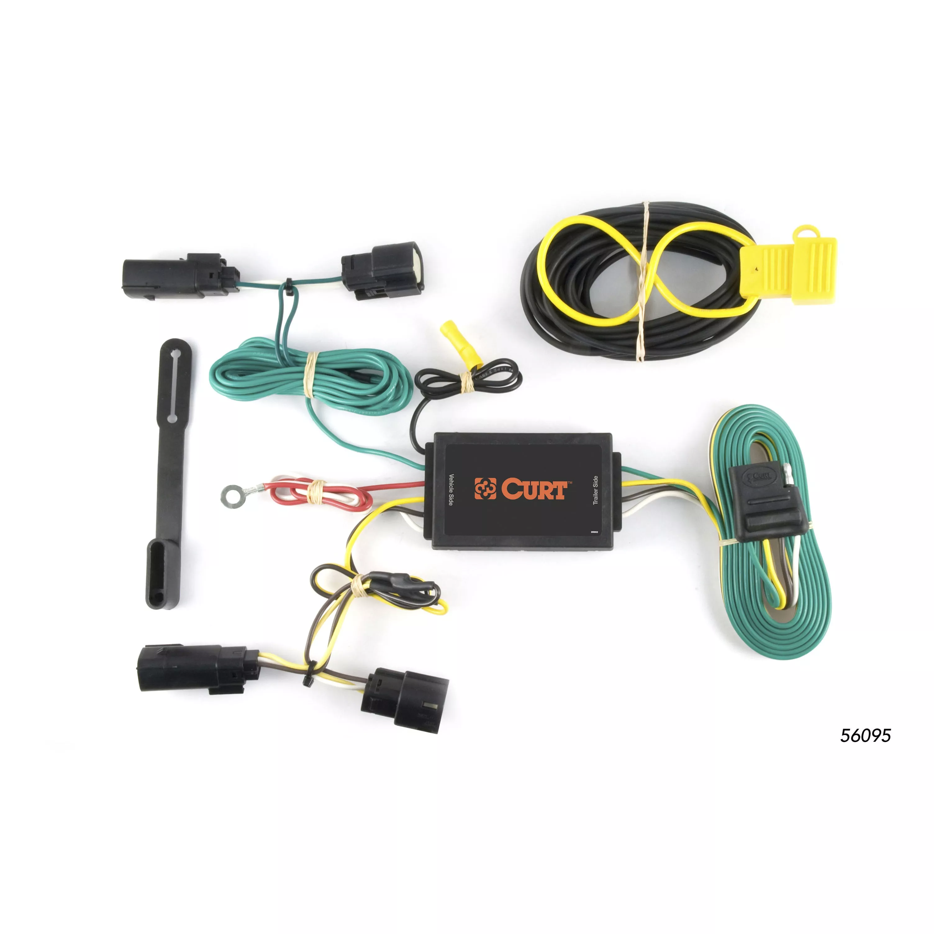 56095 - Vehicle-Side Custom 4-Pin Trailer Wiring Harness, Fits Select Lincoln MKT - 2010-2019 Lincoln MKT