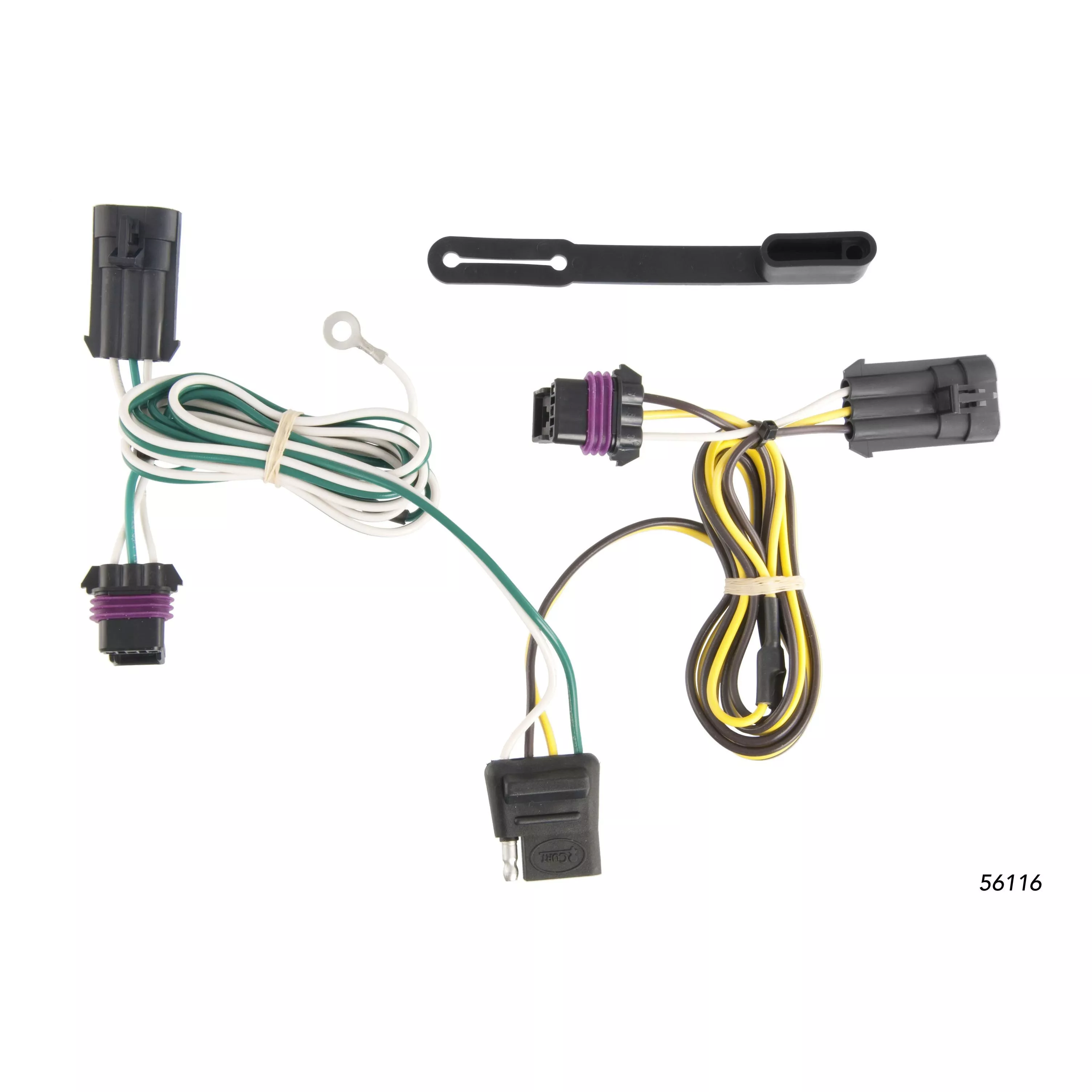 56116 - Vehicle-Side Custom 4-Pin Trailer Wiring Harness, Fits Select Chevrolet Impala - 2000-2005 Chevrolet Impala