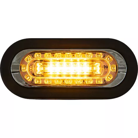 5626026 - Combination 6 Inch LED Amber Marker Light with Amber Strobe Light