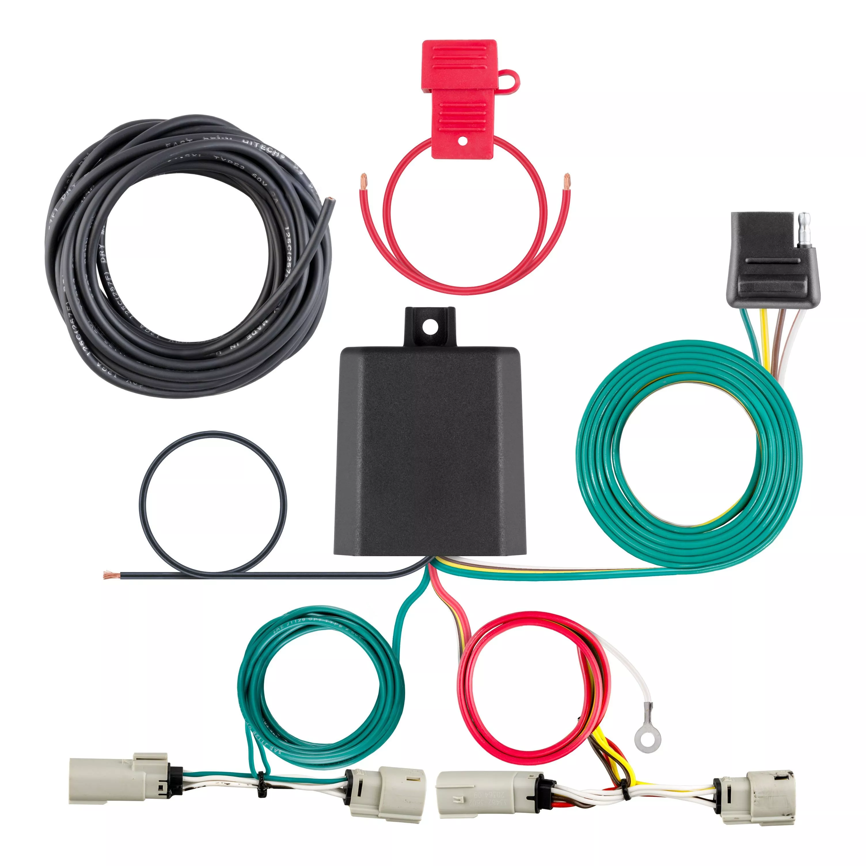 56471 - Vehicle-Side Custom 4-Pin Trailer Wiring Harness, Fits Select Ford Bronco without LED Lights - 2021-2026 Ford Bronco