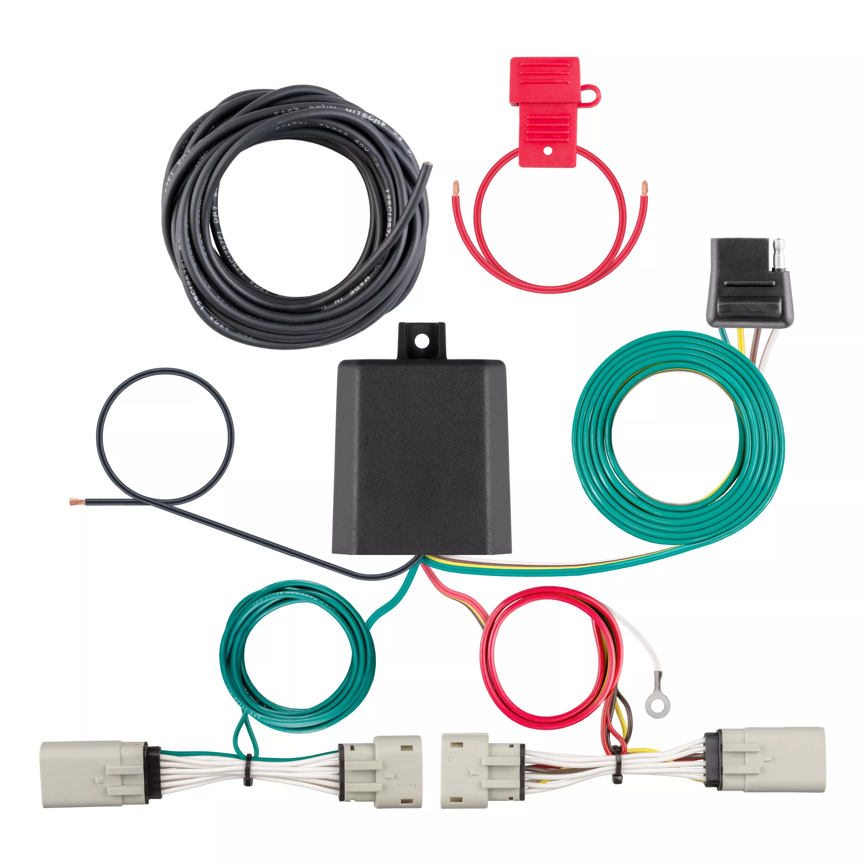56486 - Vehicle-Side Custom 4-Pin Trailer Wiring Harness, Fits Select Ford F-150 with LED Taillights - 2021-2023 Ford F-150