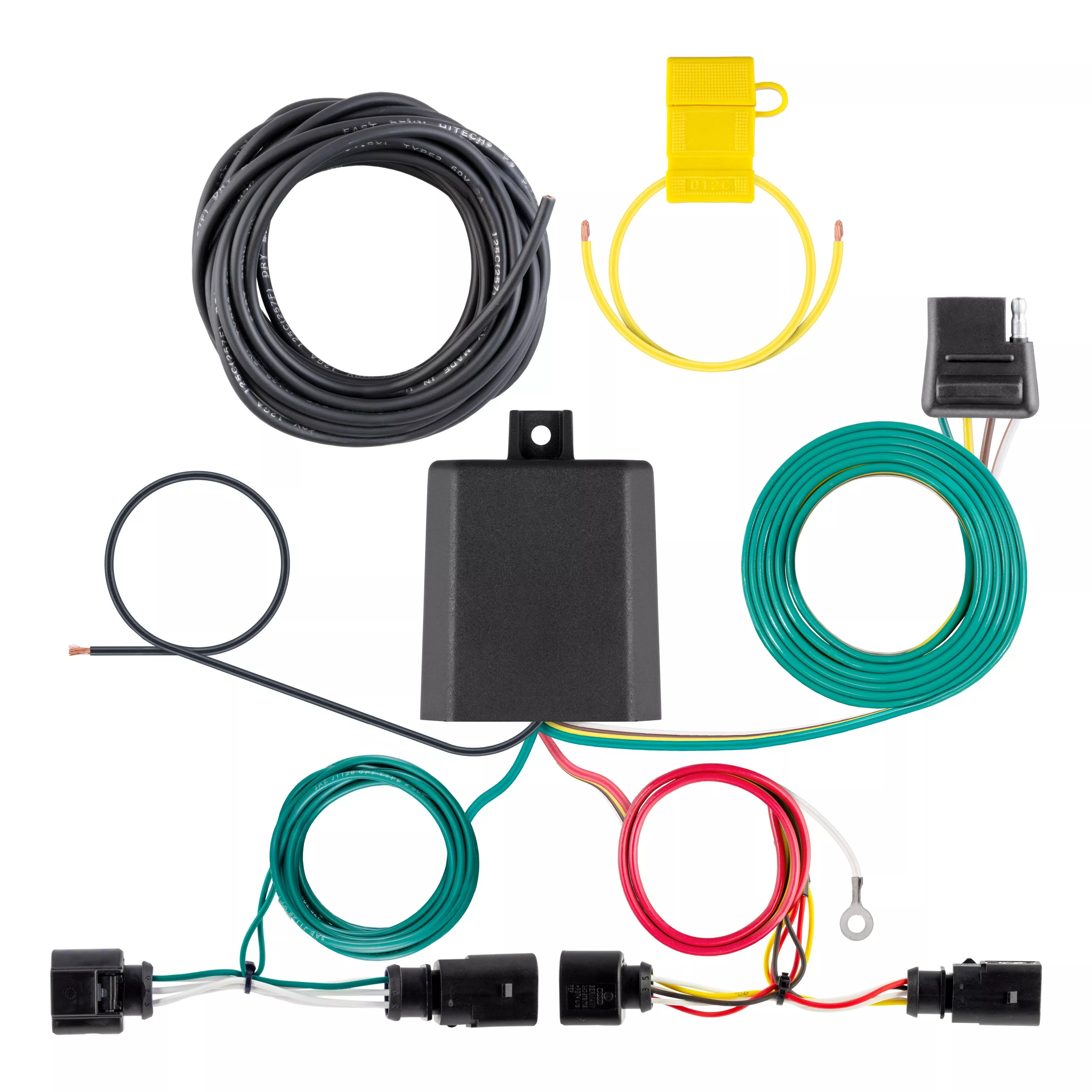 56527 - Vehicle-Side Custom 4-Pin Trailer Wiring Harness, Fits Select Volkswagen Golf R, GTI - 2022-2026 Volkswagen Golf R and more